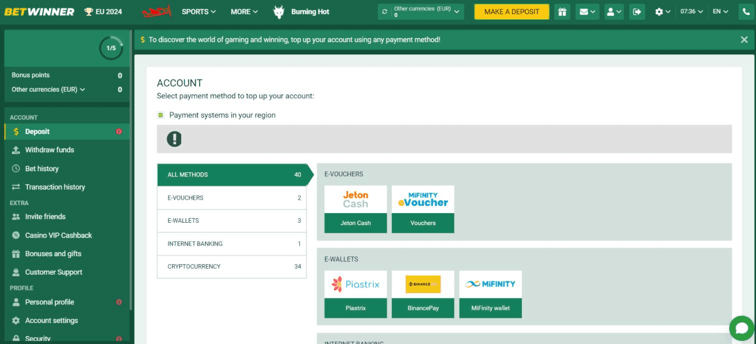 Choose one of the available BetWinner payment methods.png