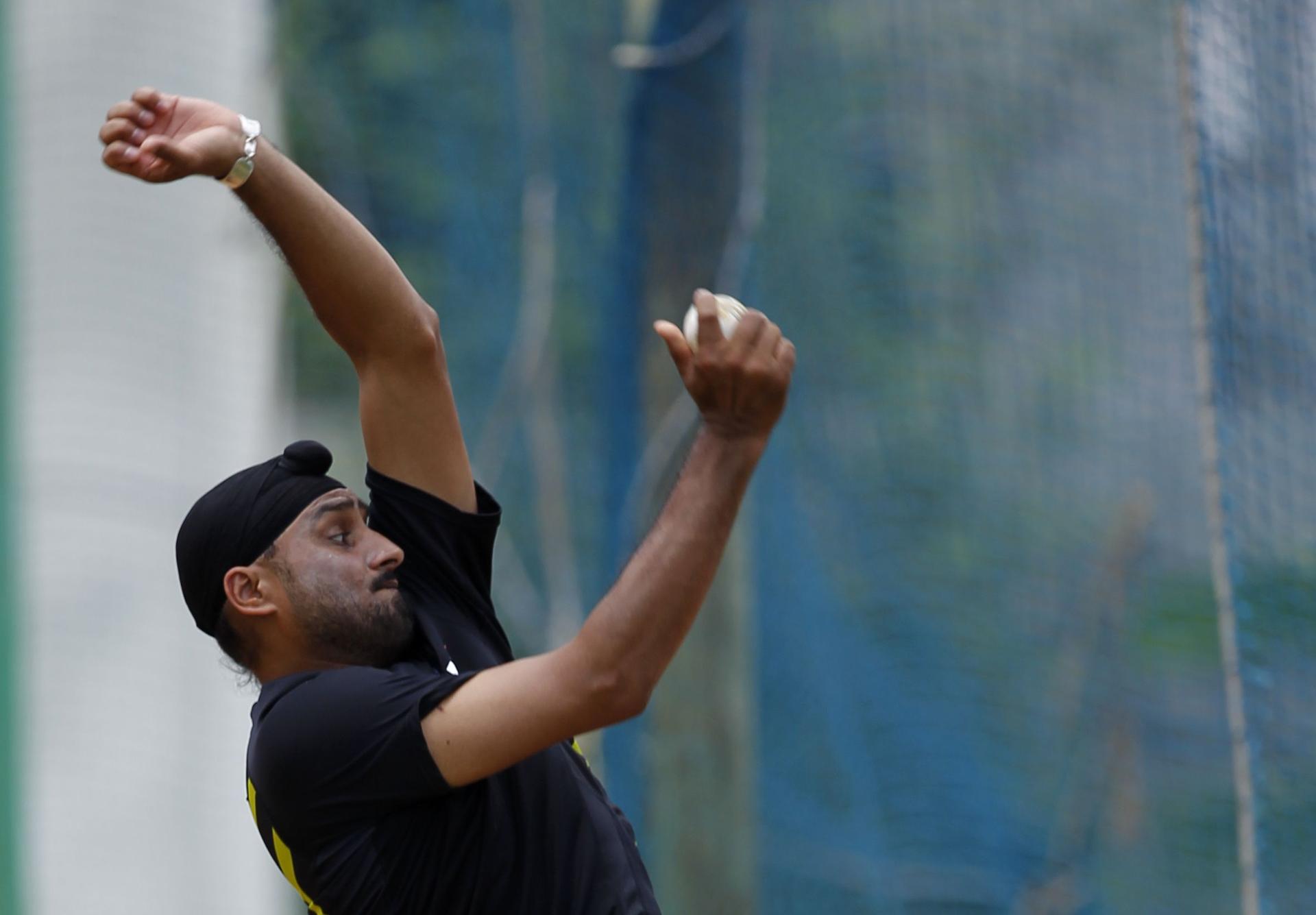 Indian bowler Harbhajan Singh 