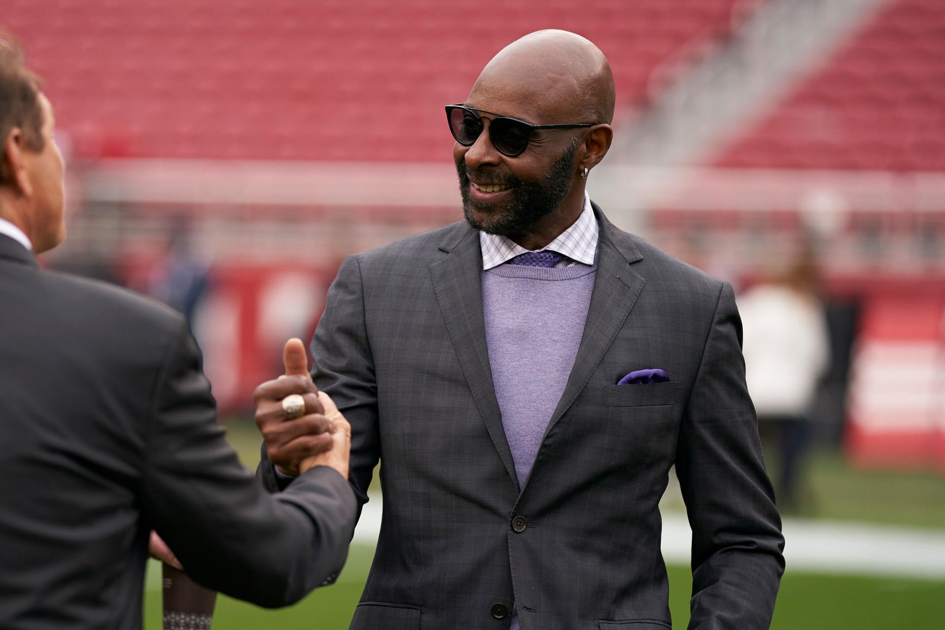  Former San Francisco 49ers wide receiver Jerry Rice 