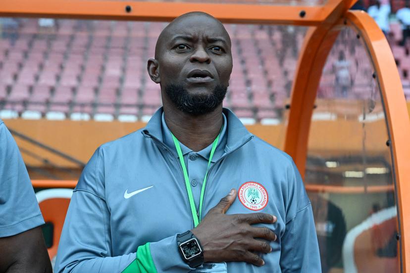 Nigeria's head coach Finidi George