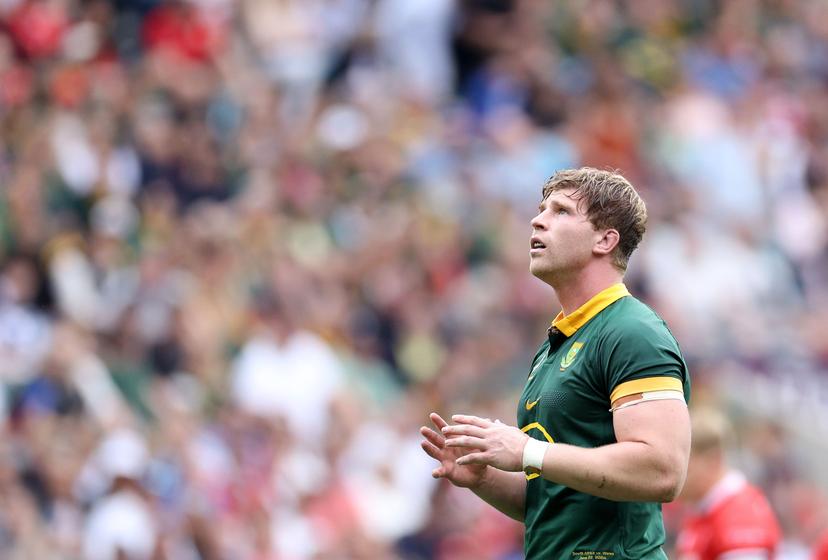  Evan Roos of South Africa looks on during the Summer Rugby International 