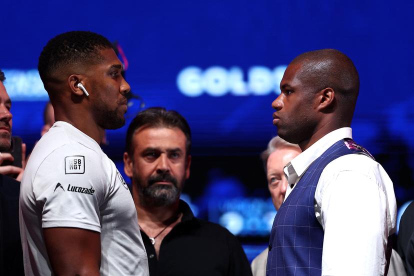 Anthony Joshua and Daniel Dubois 