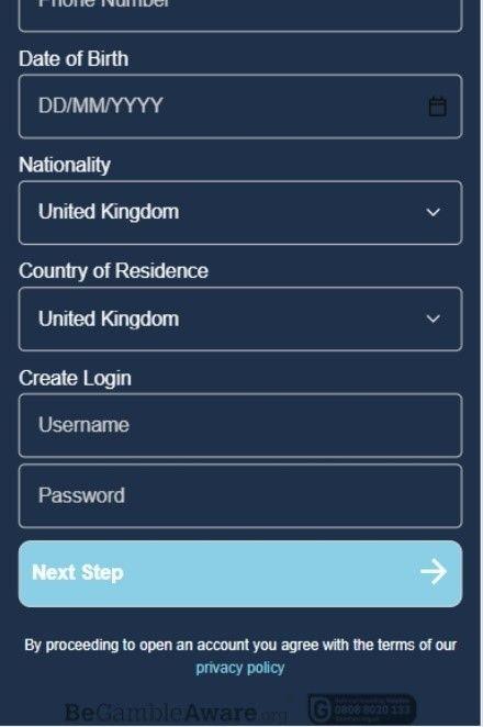 Sporting Index Registration Guide