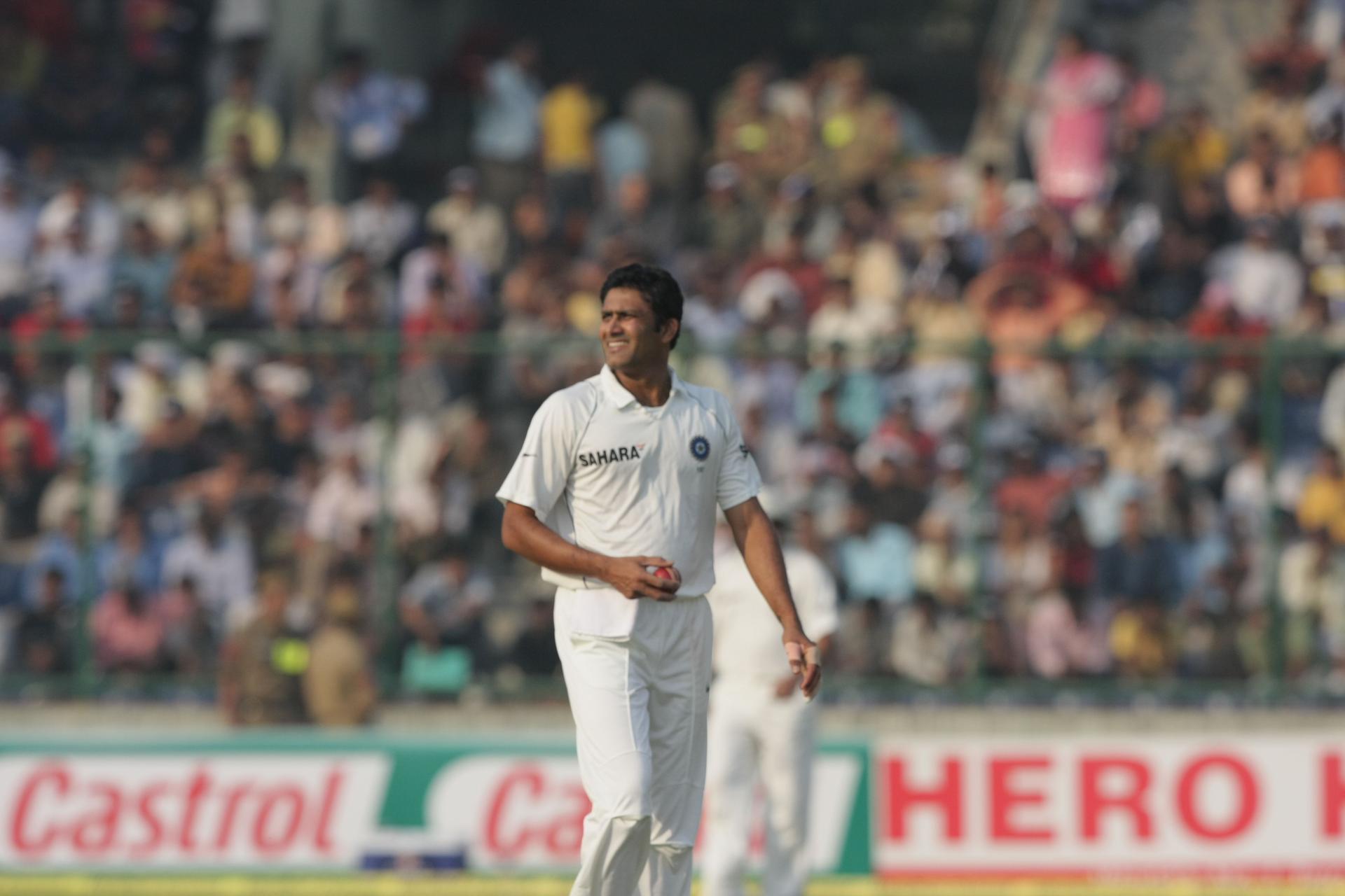  India's Anil Kumble