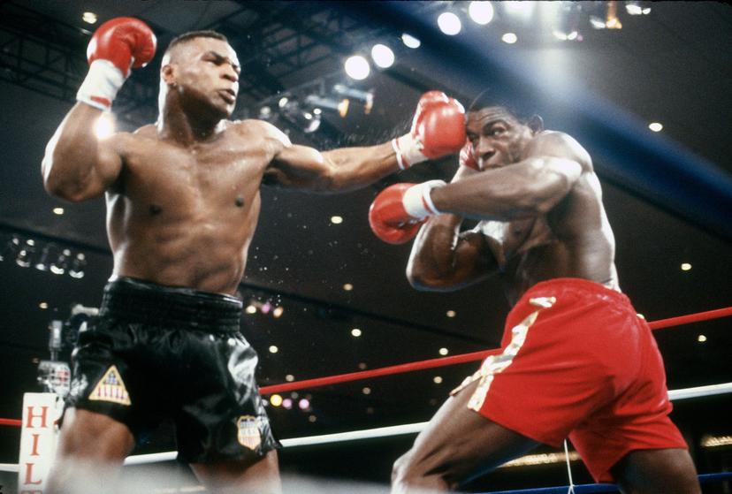 Mike Tyson and Frank Bruno