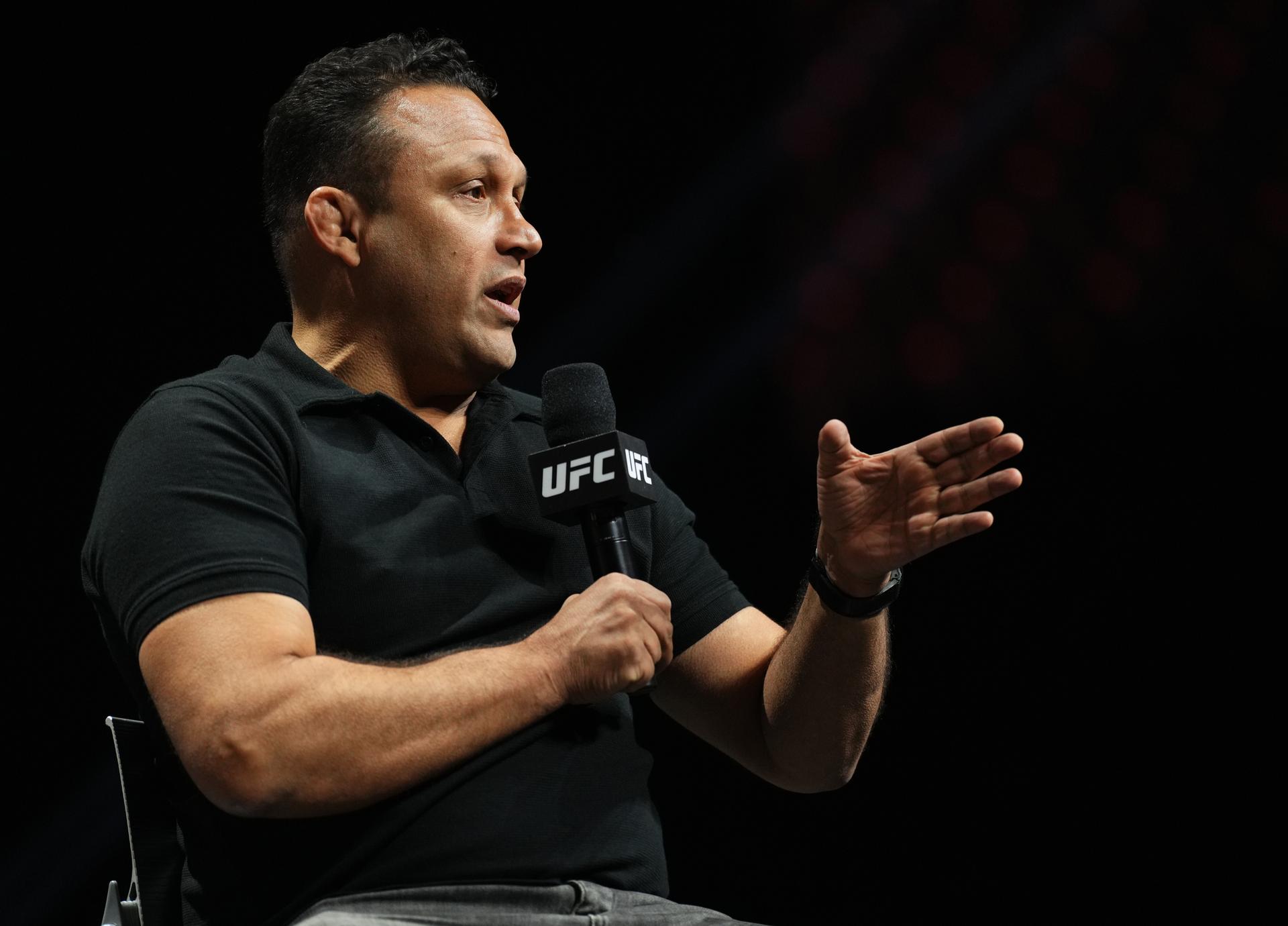 Renzo Gracie participates in a Q&A session.jpg