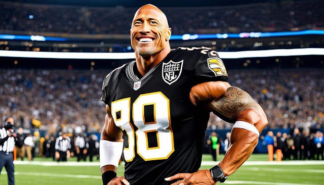 Did the Rock Play in the NFL?