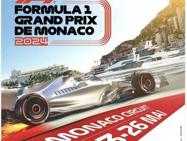 The Formula 1 Grand Prix De Monaco 2024 poster