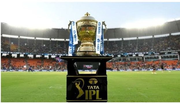 The Indian Premier League trophy 