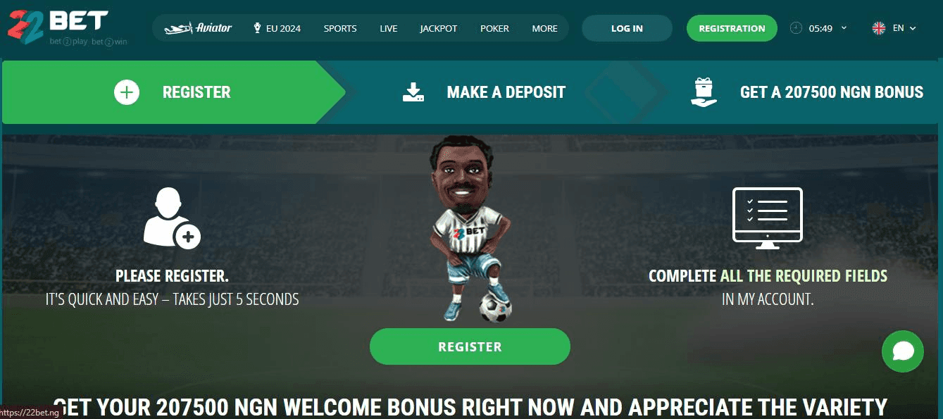 22Bet Welcome Bonus Terms and Conditions