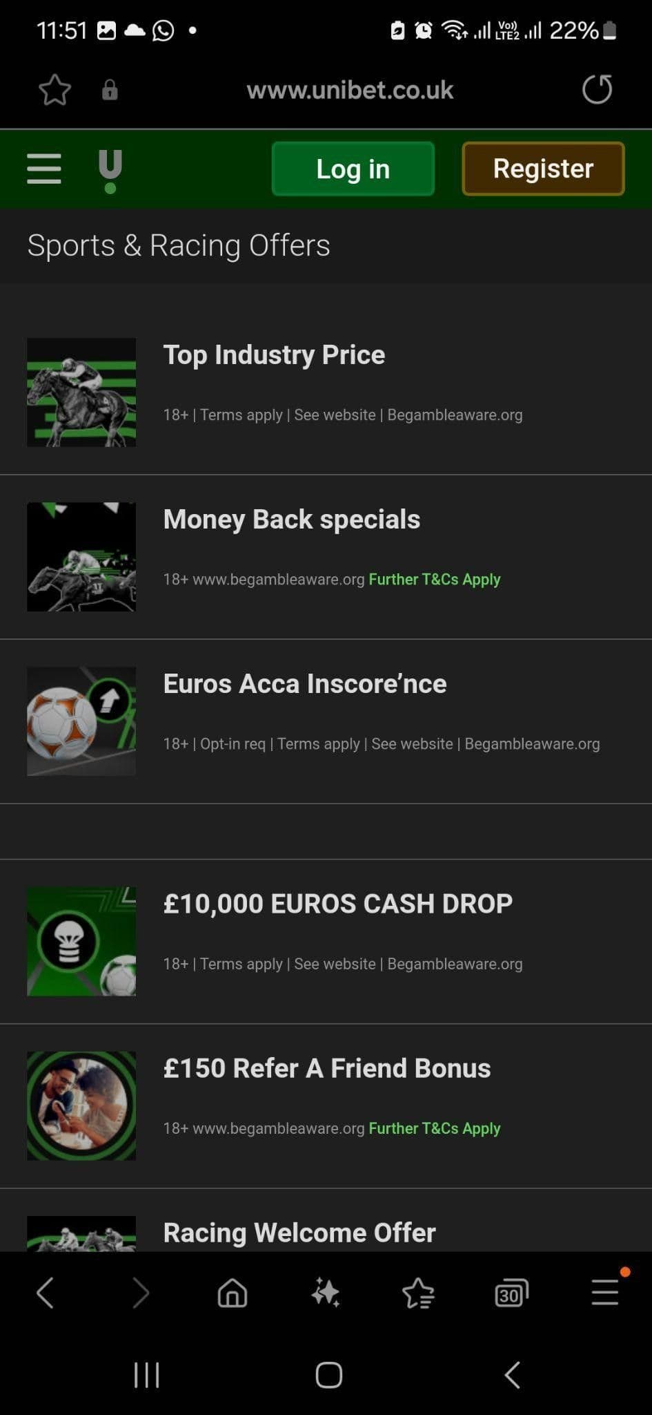 Unibet best betting Offers for Existing Users?