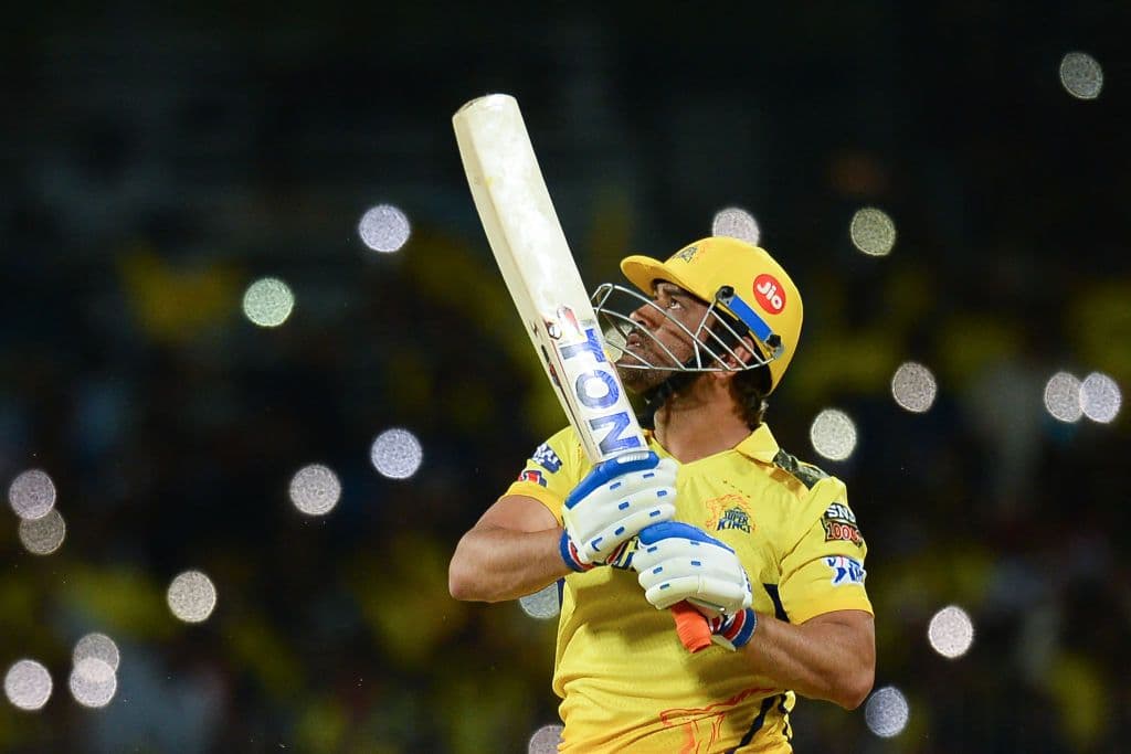 Chennai Super Kings captain MS Dhoni during an IPL cricket match 