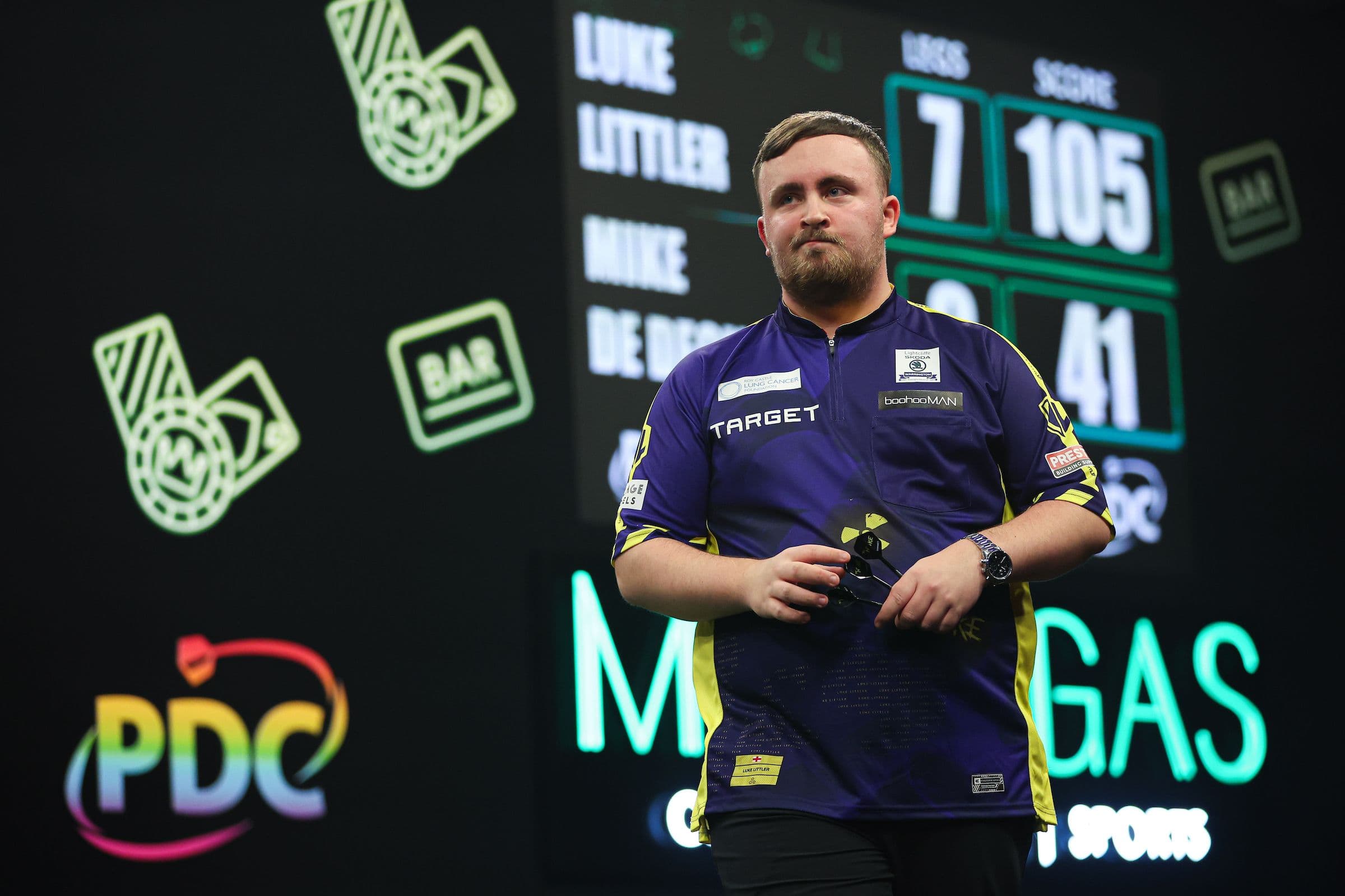 2024 Grand Slam of Darts: Luke Littler Survives Mighty Scare to Beat Mike De Decker