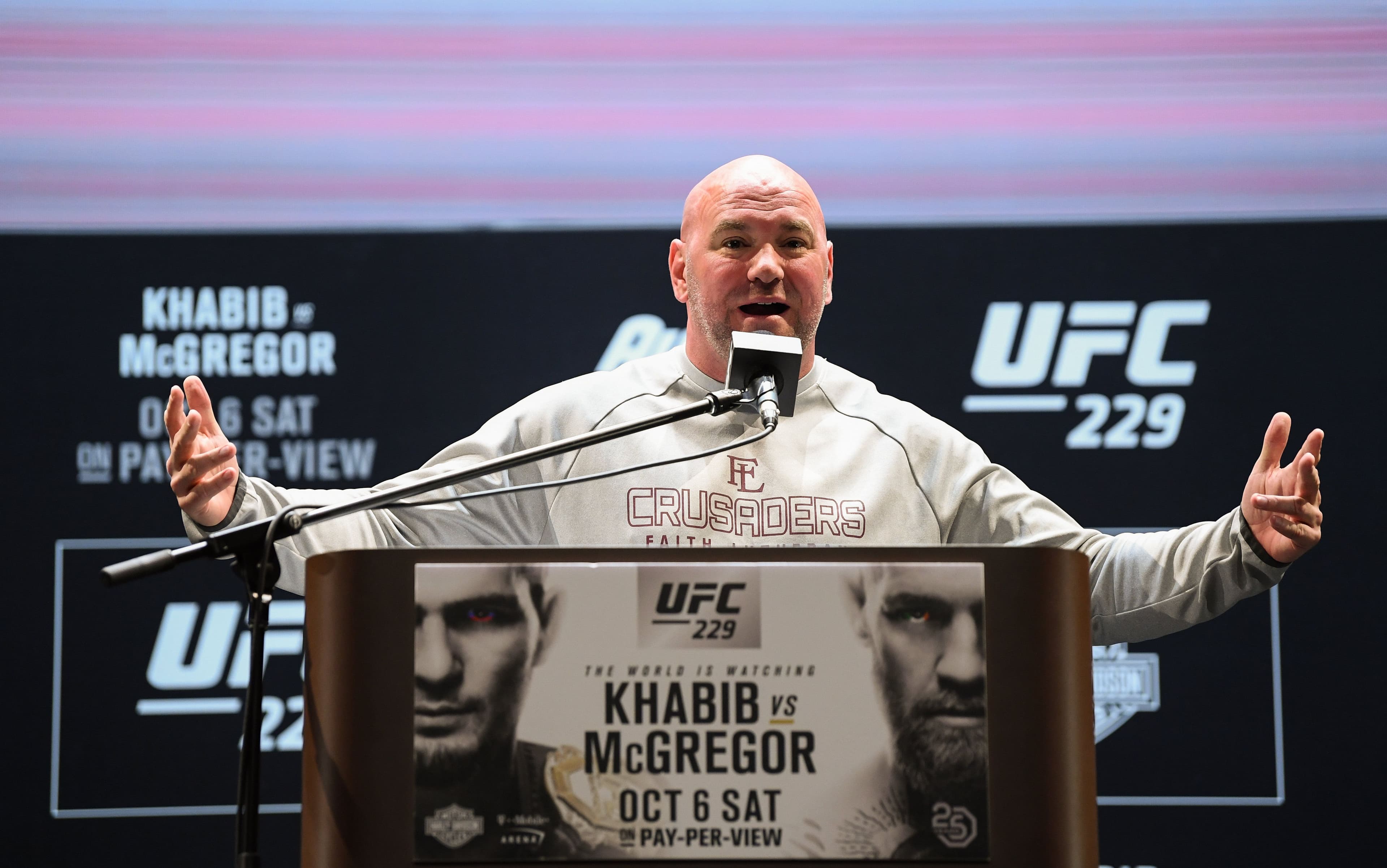 President of the Ultimate Fighting Championship Dana White 