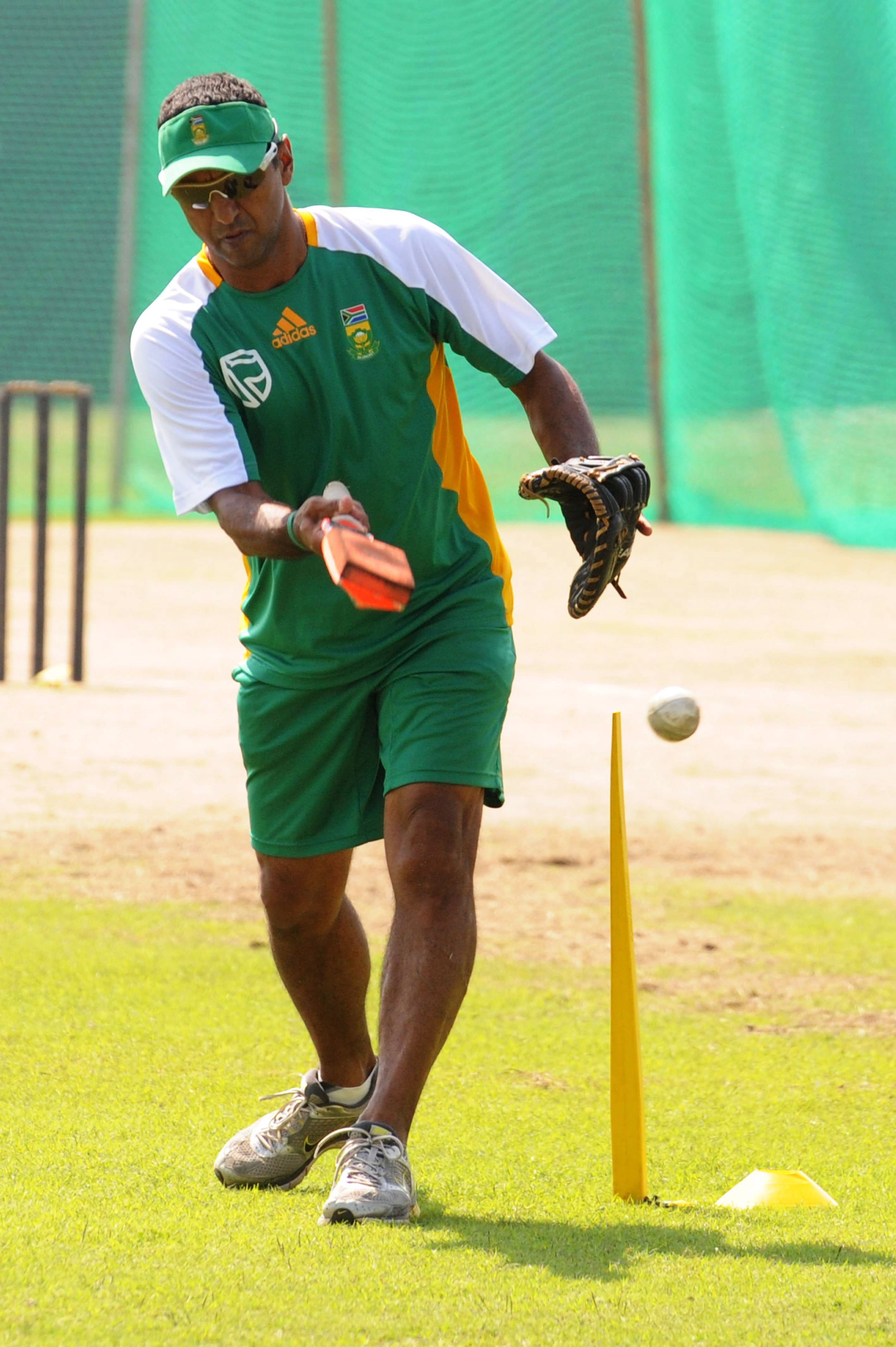 Vincent Barnes (Assistant coach) during the South African 