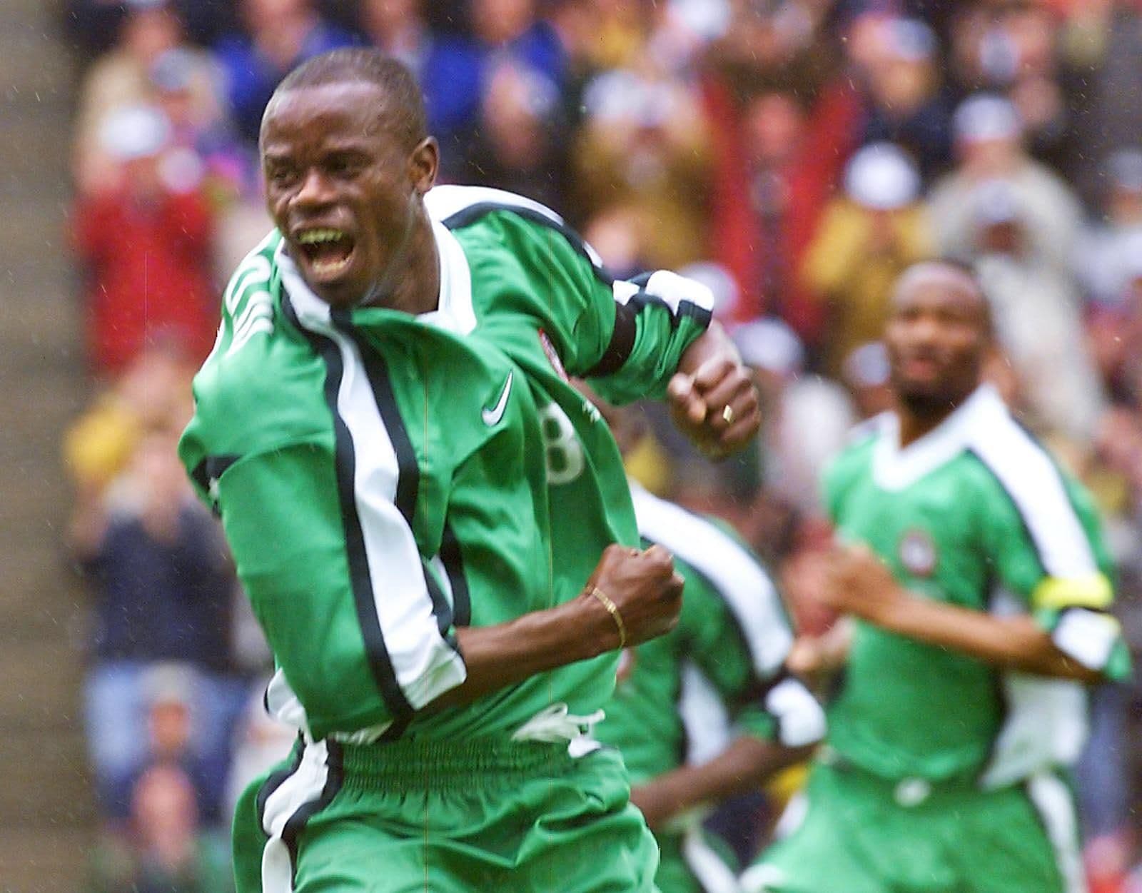 Nigerian striker Mutiu Adepoju 