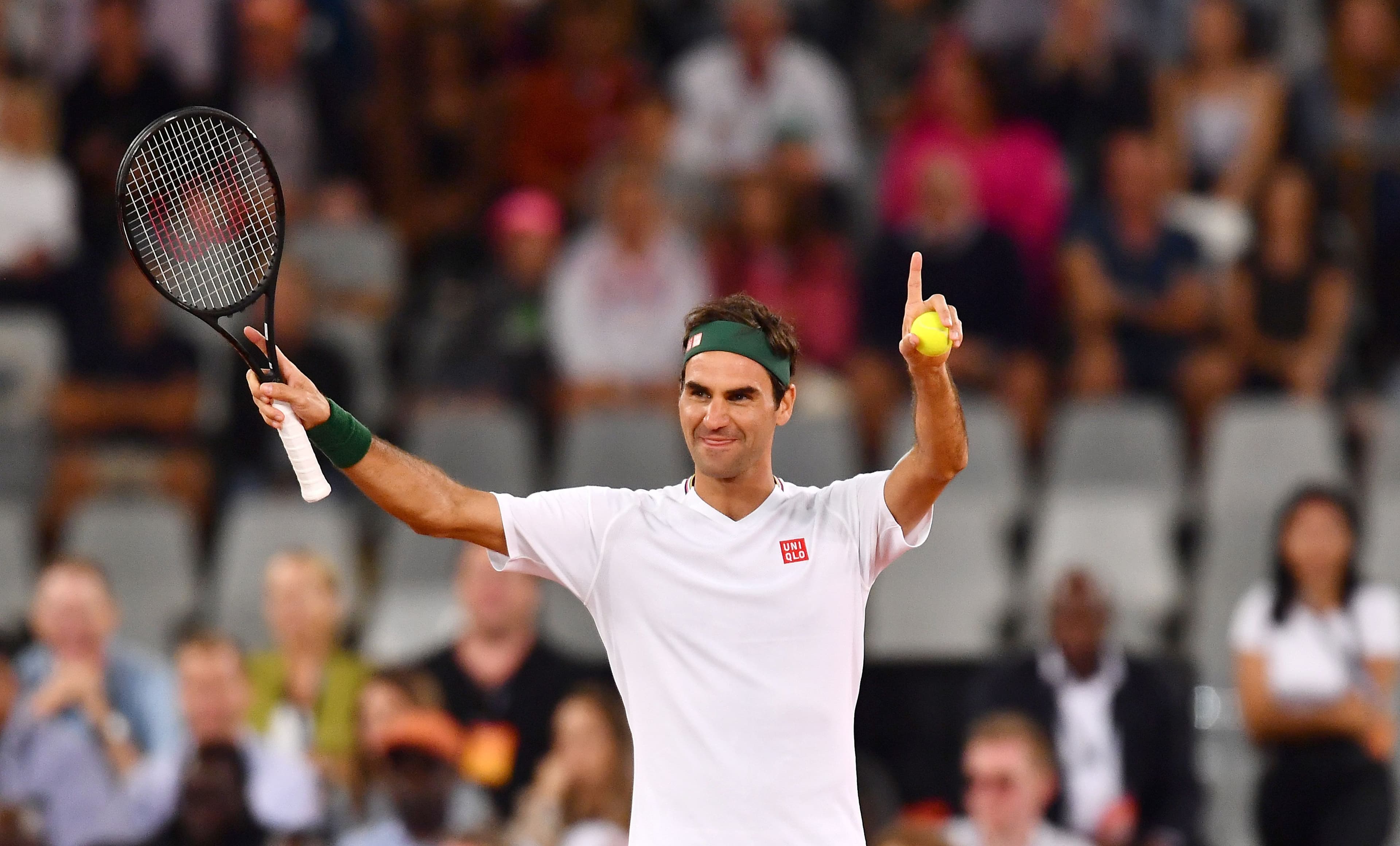 Roger Federer of Switzerland 