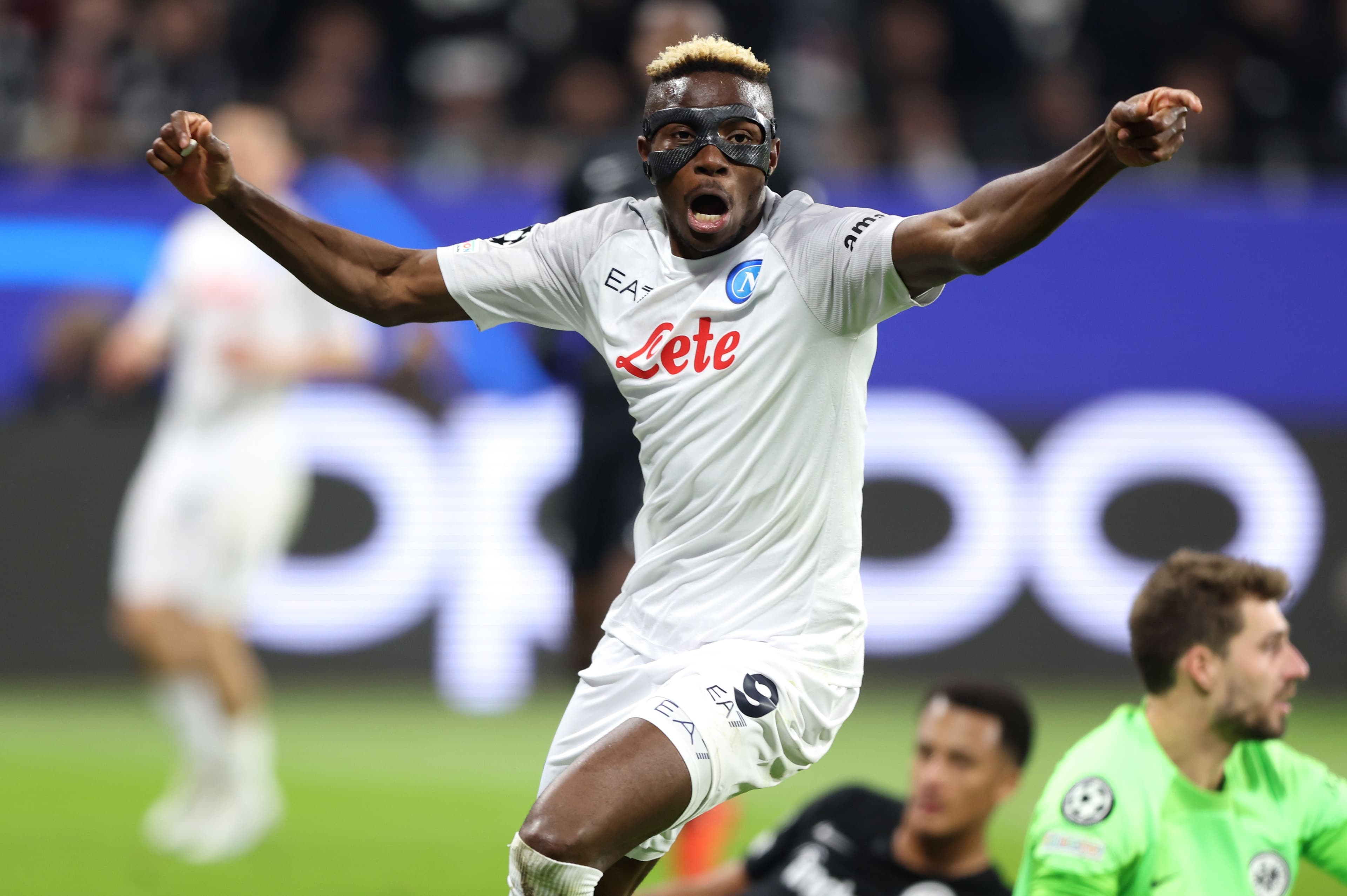 Victor Osimhen of SSC Napoli celebrates 