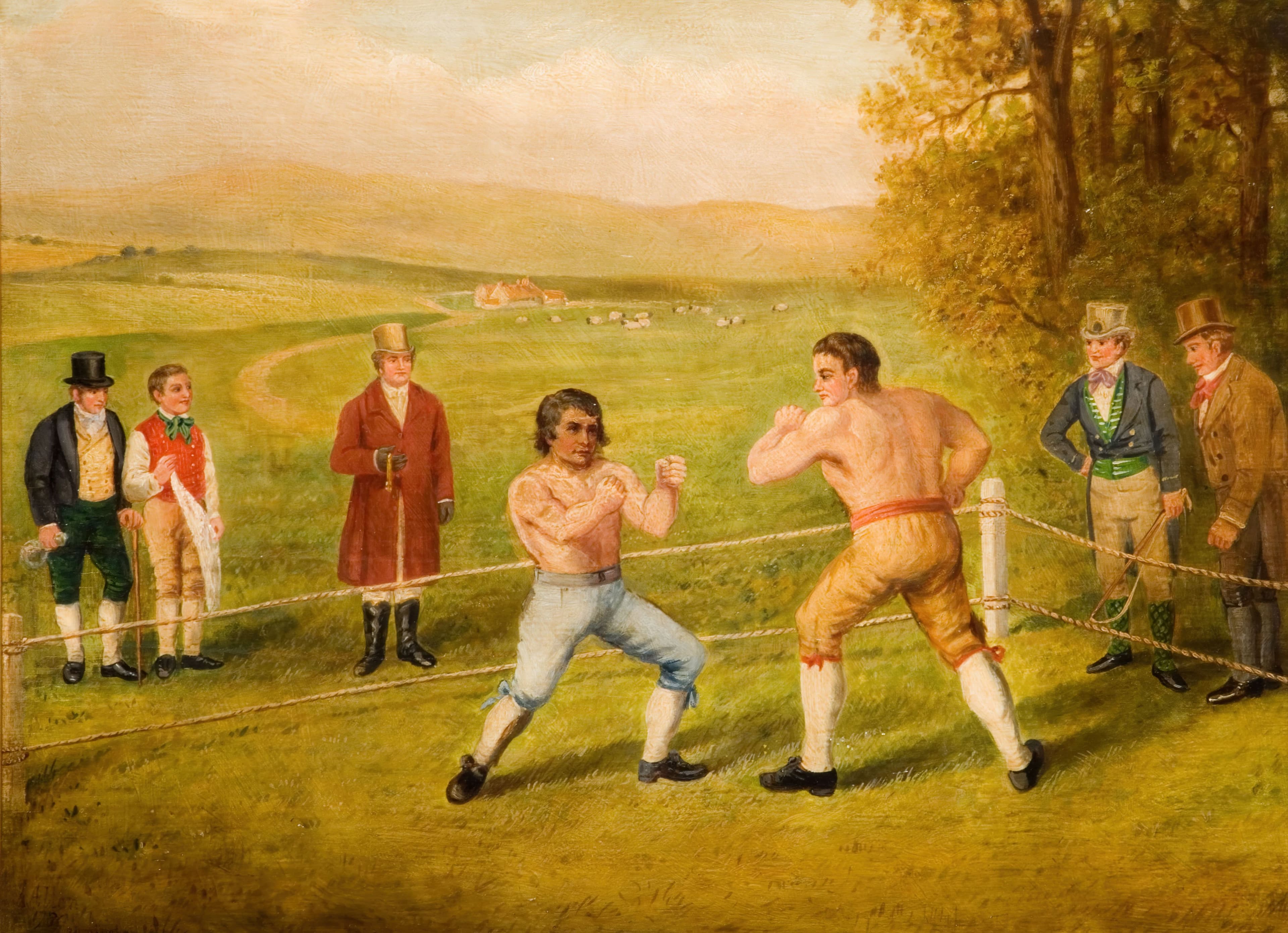 A Birmingham Prize Fight, 1789 By W Allen