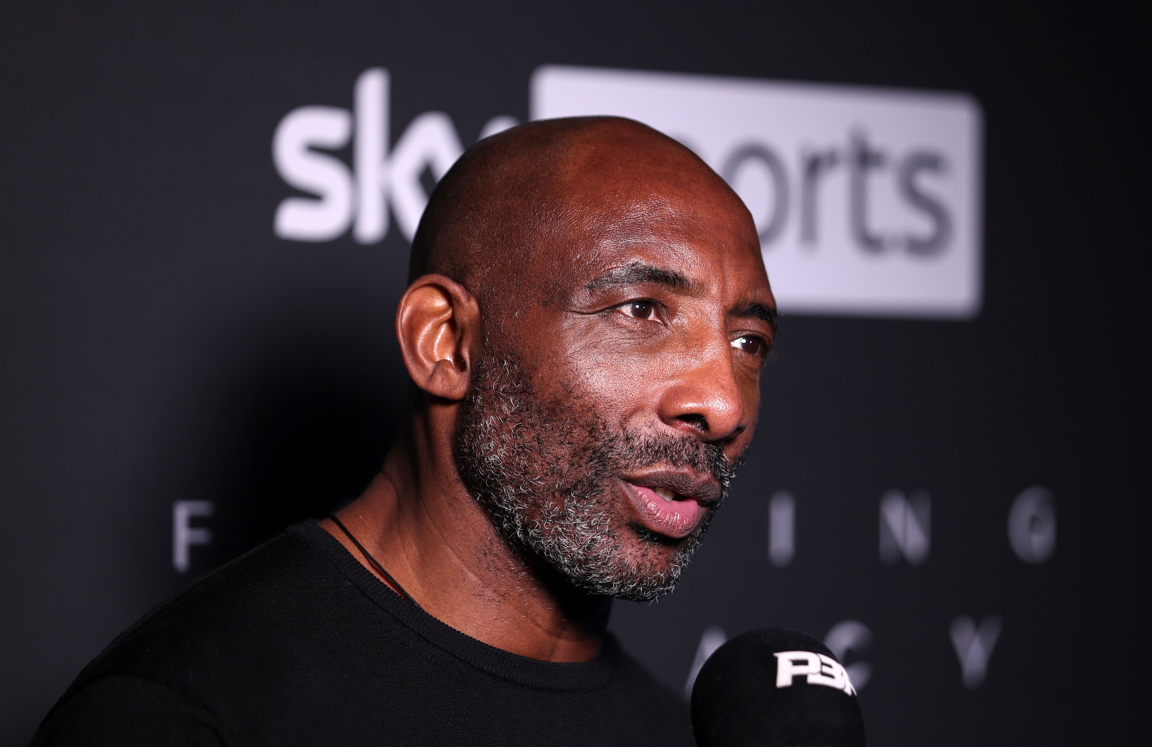 Johnny Nelson looks on during the Jessica McCaskill v Lauren Price 