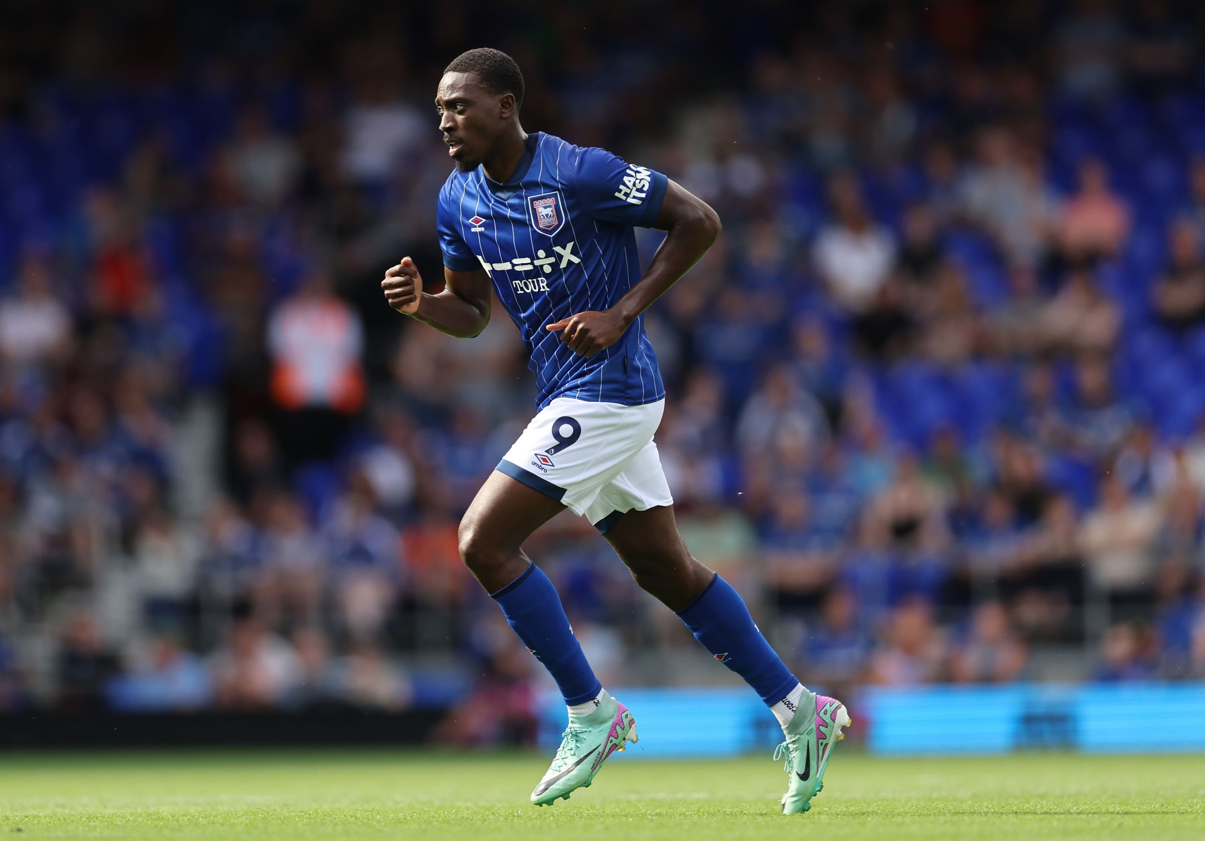 Freddie Ladapo of Ipswich Town during the Pre-Season Friendly