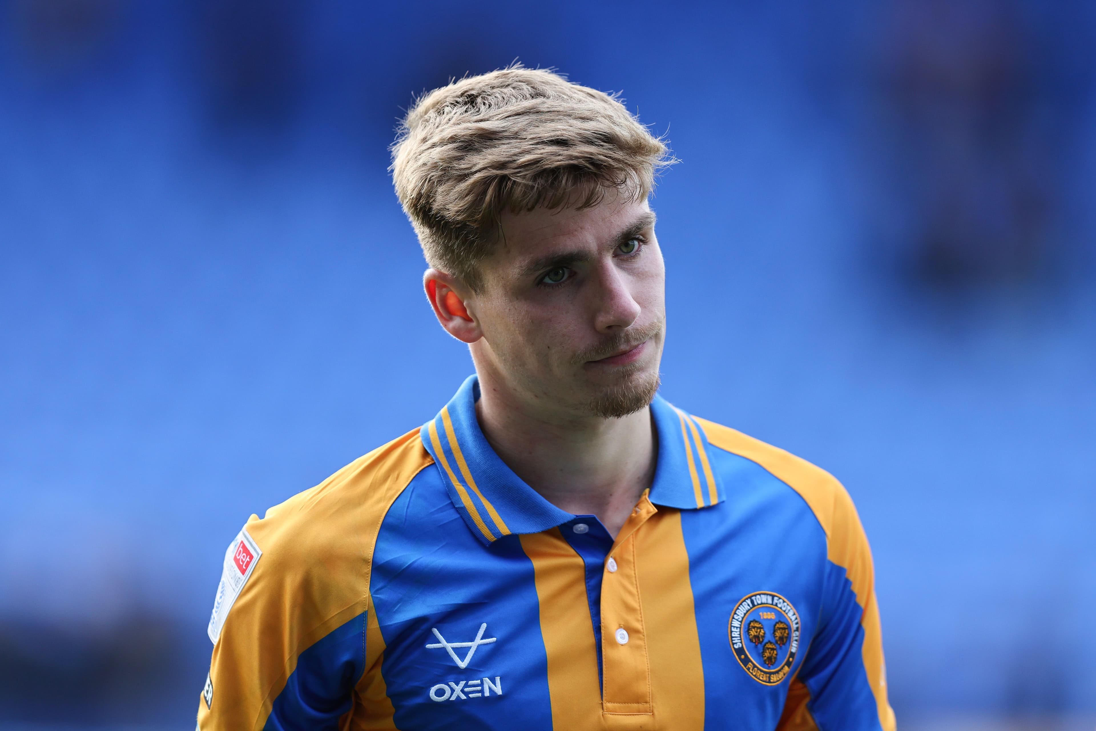 George Lloyd of Shrewsbury Town during the Sky Bet League One 