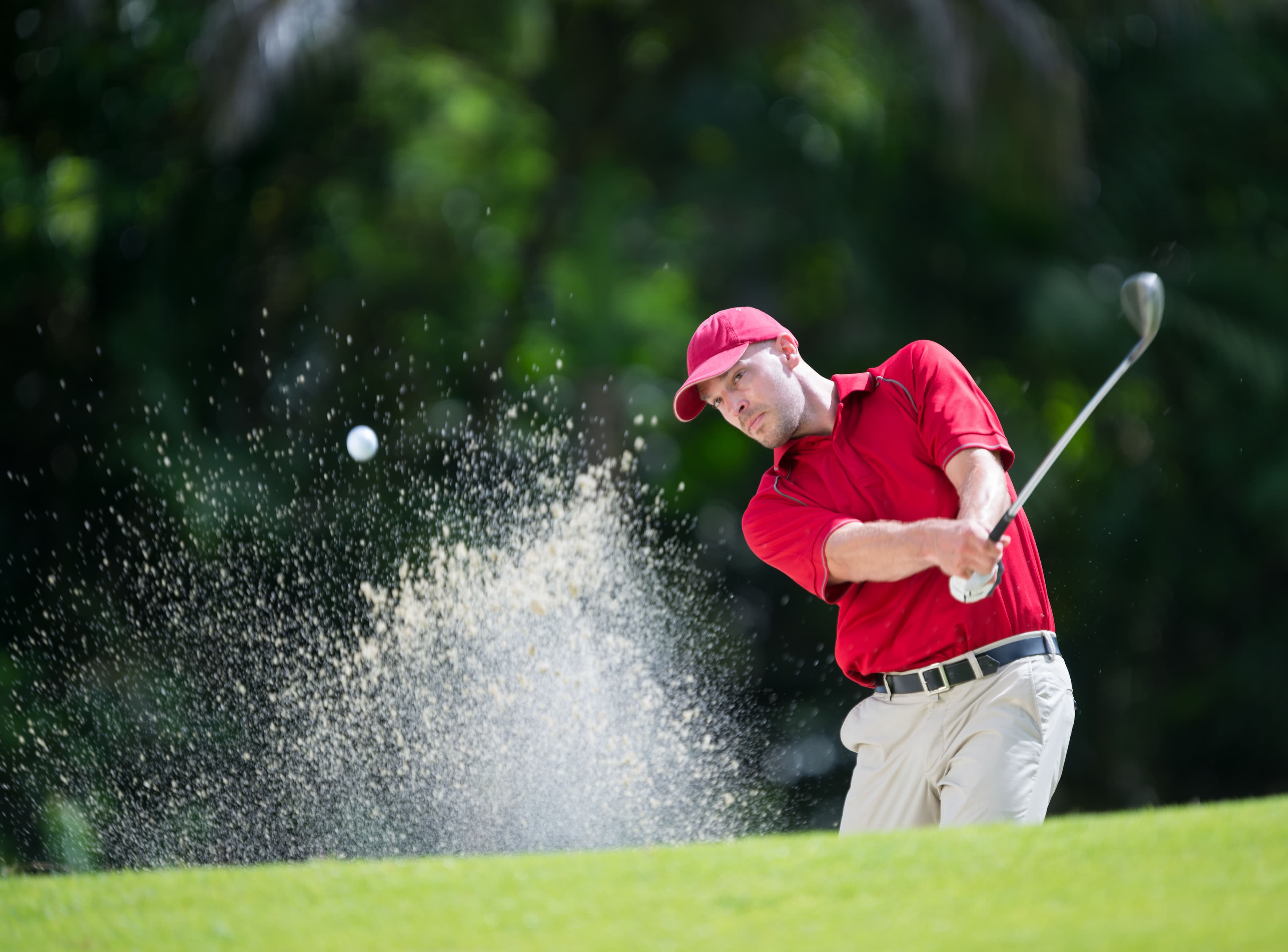 Golfer Playing Shot