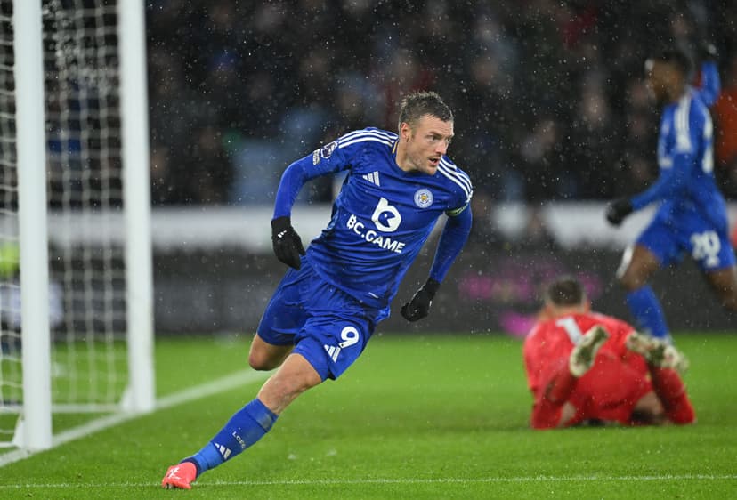 Jamie Vardy of Leicester City