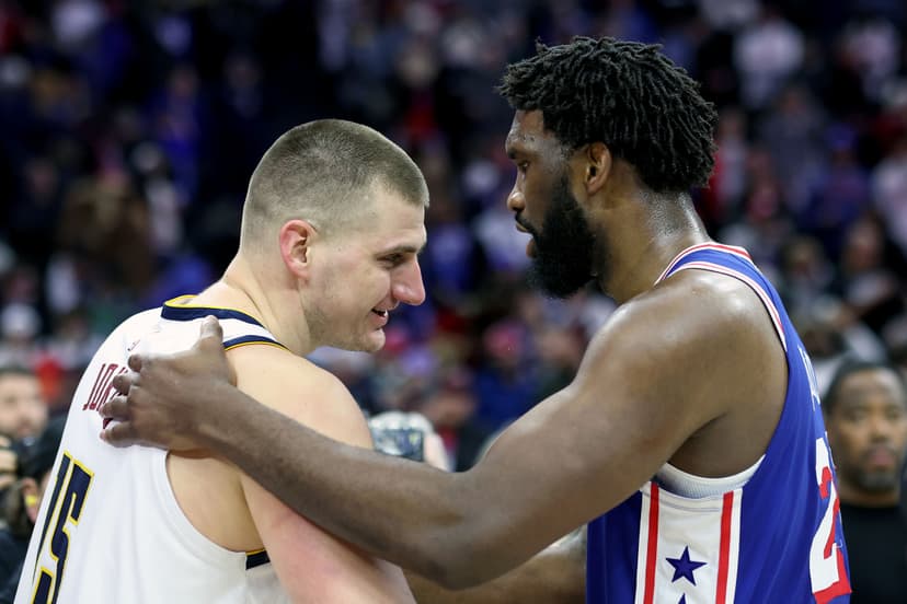 Joel Embiid and Nikola Jokic