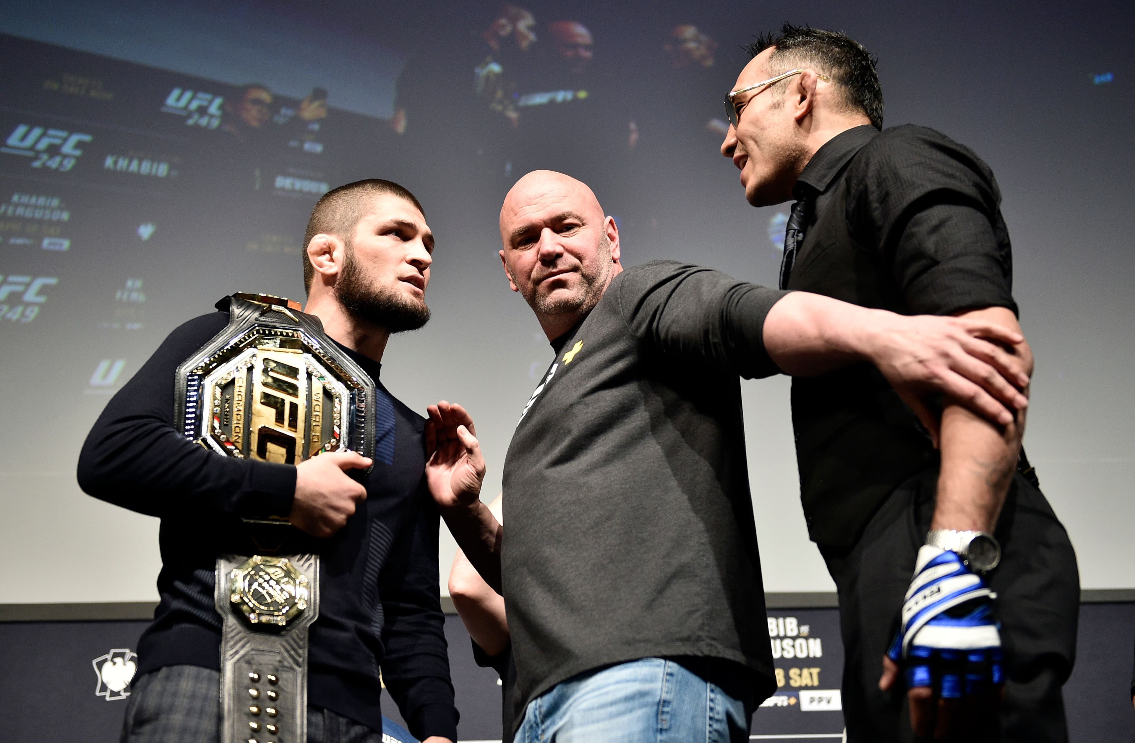 Khabib Nurmagomedov and Tony Ferguson