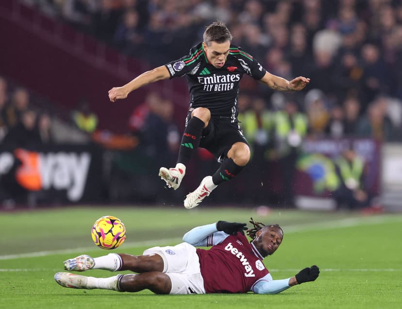 Leandro Trossard and Aaron Wan-Bissaka