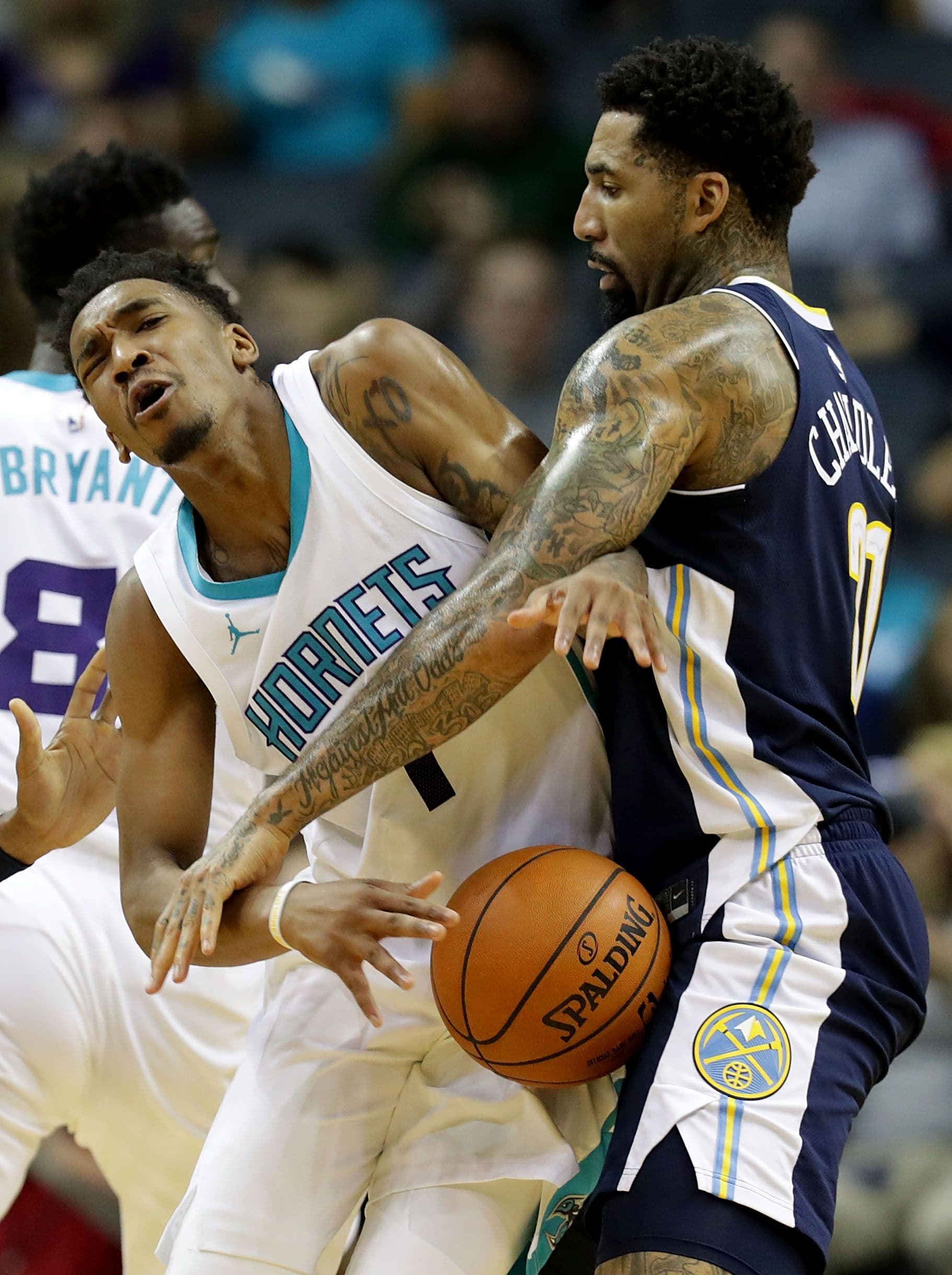 Malik Monk and Wilson Chandler