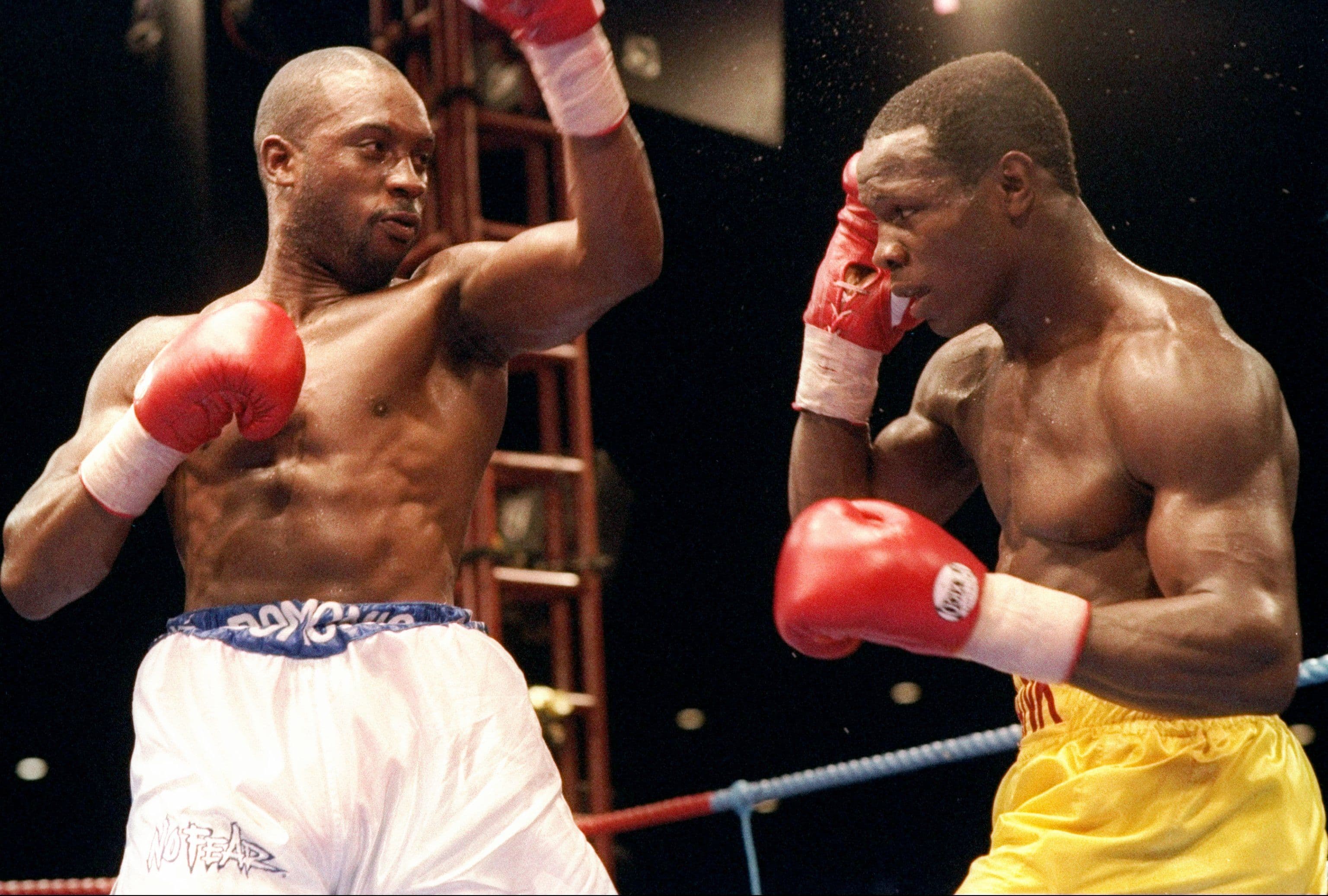 Nigel Benn and Chris Eubank