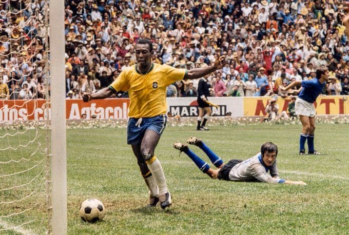 Pele holds the record for setting up the most #WorldCup goals. 