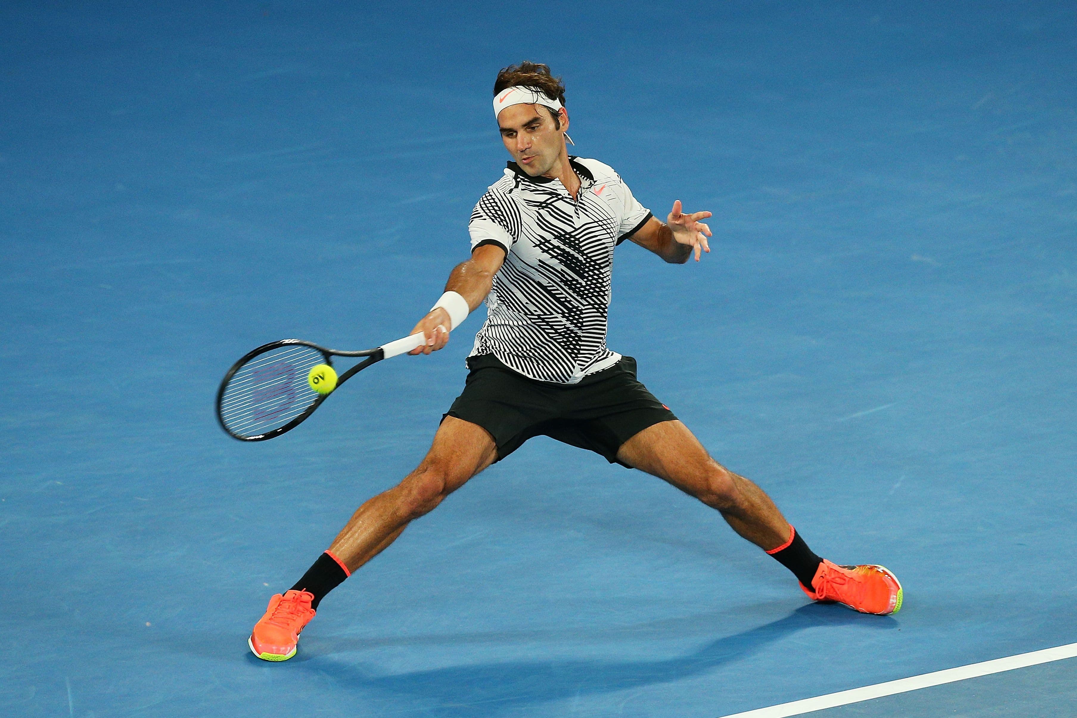 Roger Federer of Switzerland 