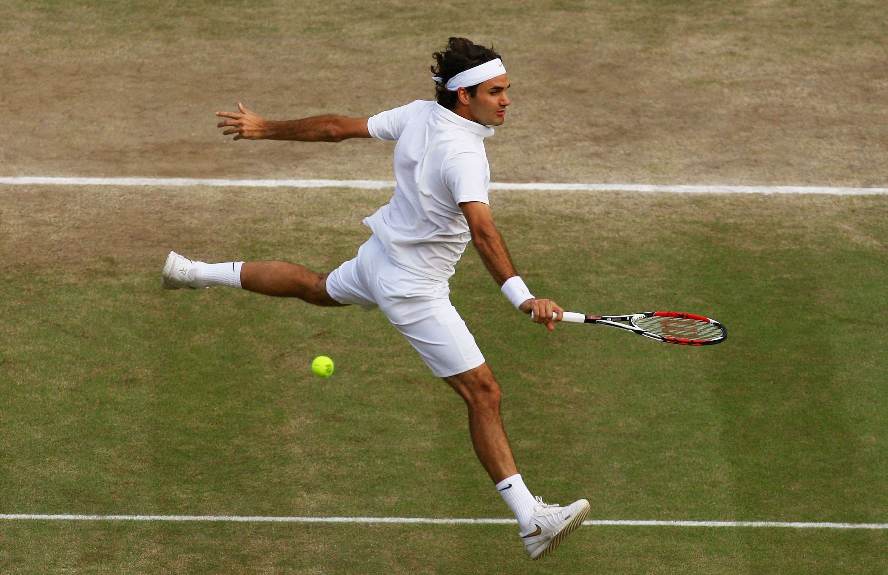 Roger Federer of Switzerland