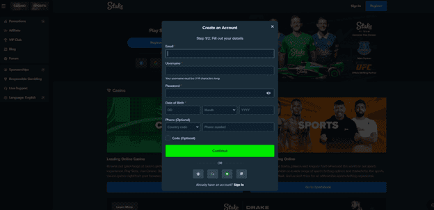 Stake Registration Process