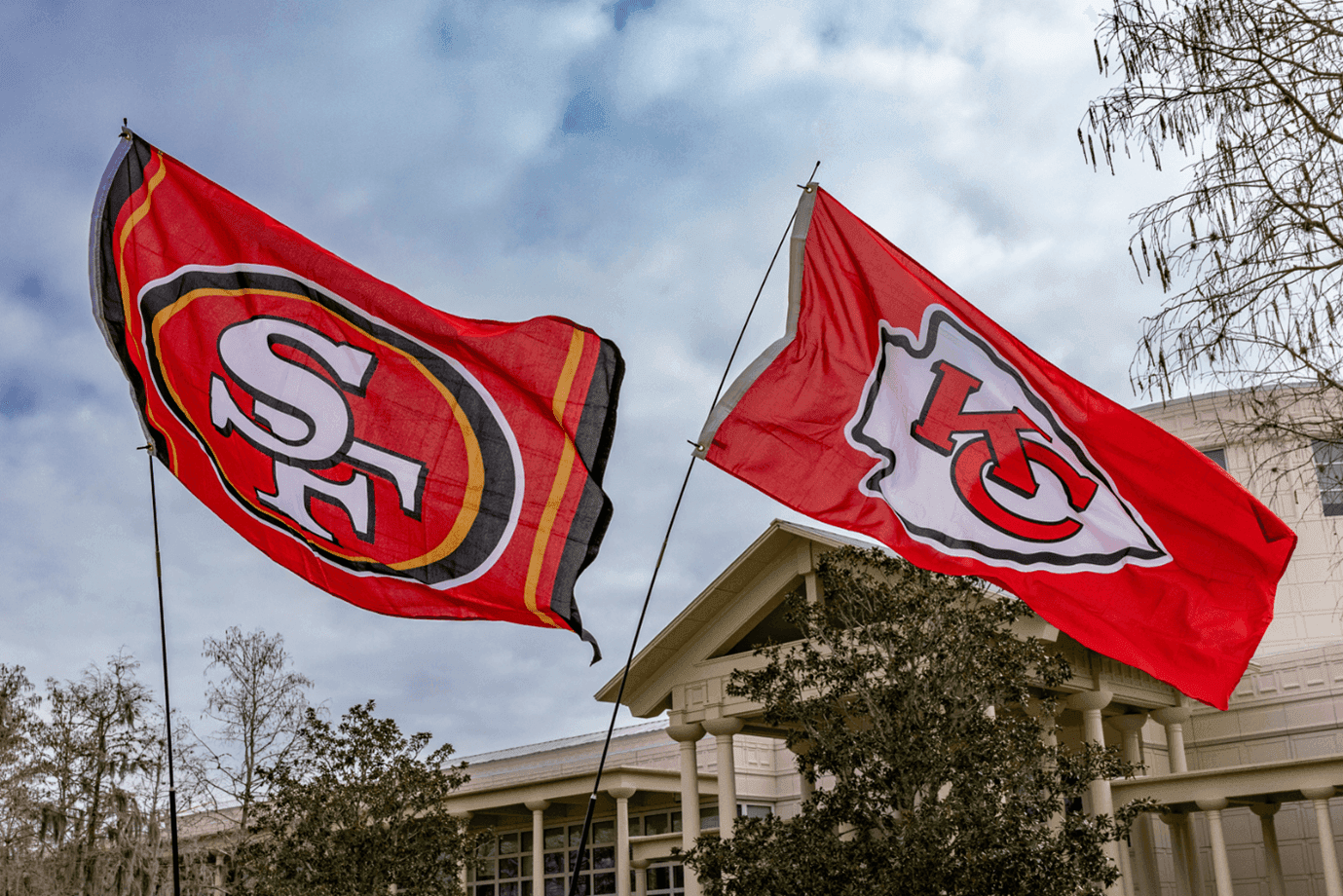 Super bowl flags