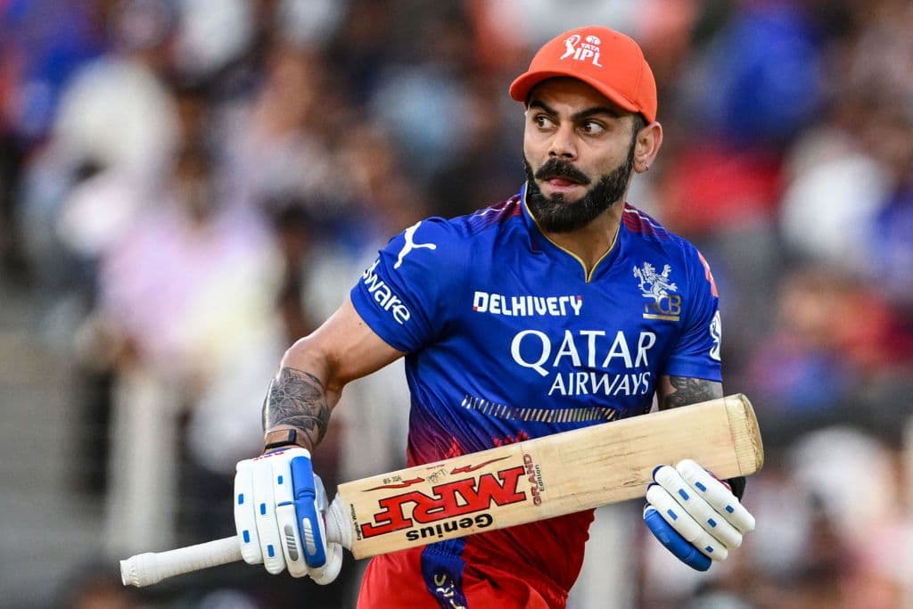  Royal Challengers Bengaluru's Virat Kohli runs between the wickets during the Indian Premier League (IPL) Twenty20 cricket match