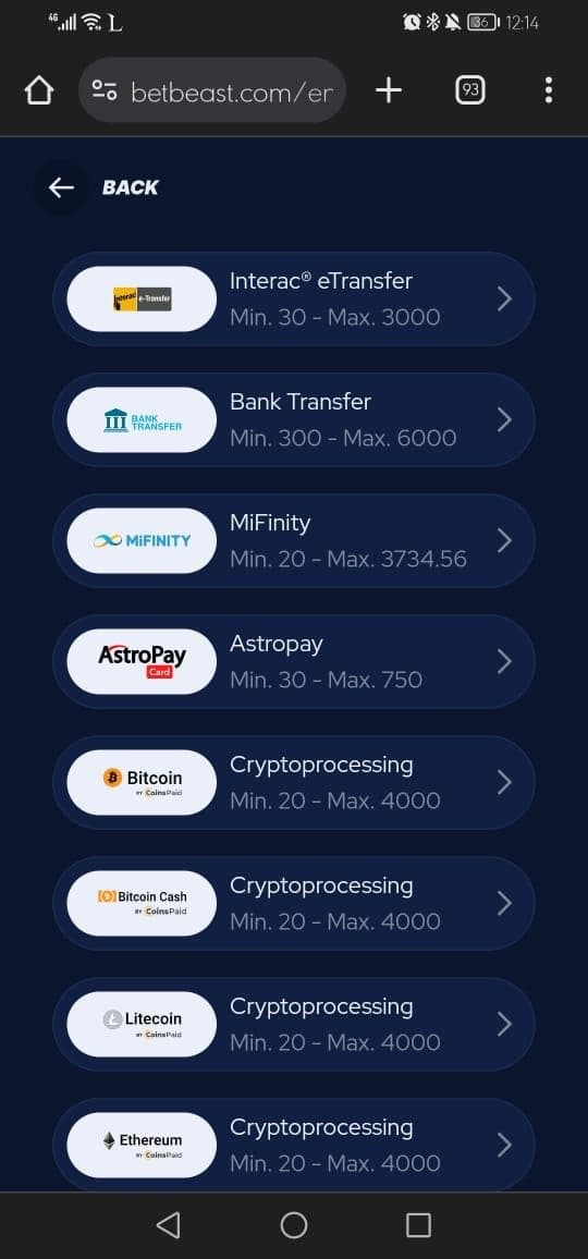 Withdrawal Options