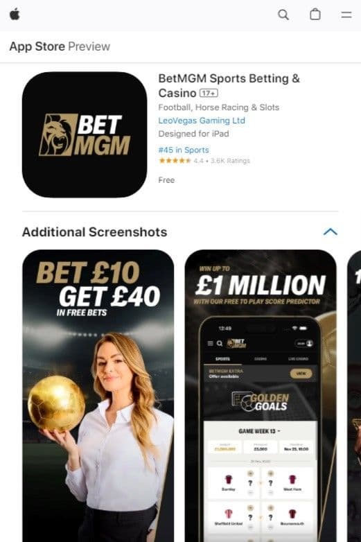 BetMGM App Download Guide for iOS