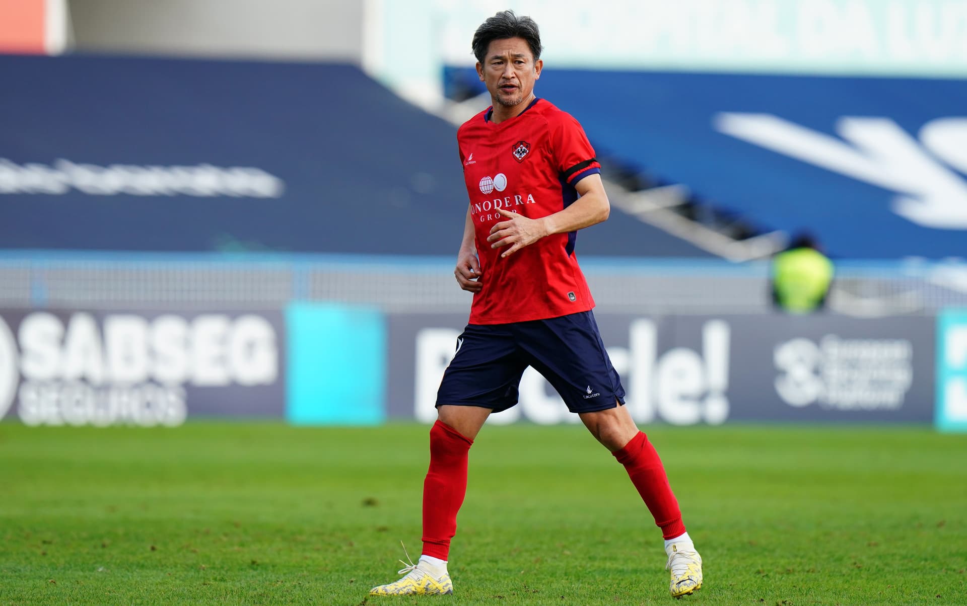 Football Legend Kazu Miura of UD Oliveirense
