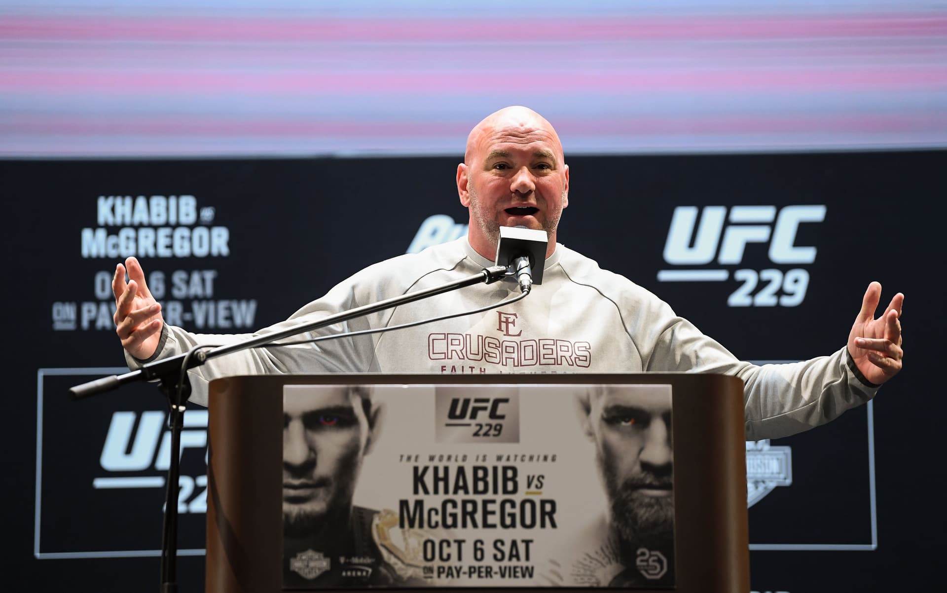 President of the Ultimate Fighting Championship Dana White