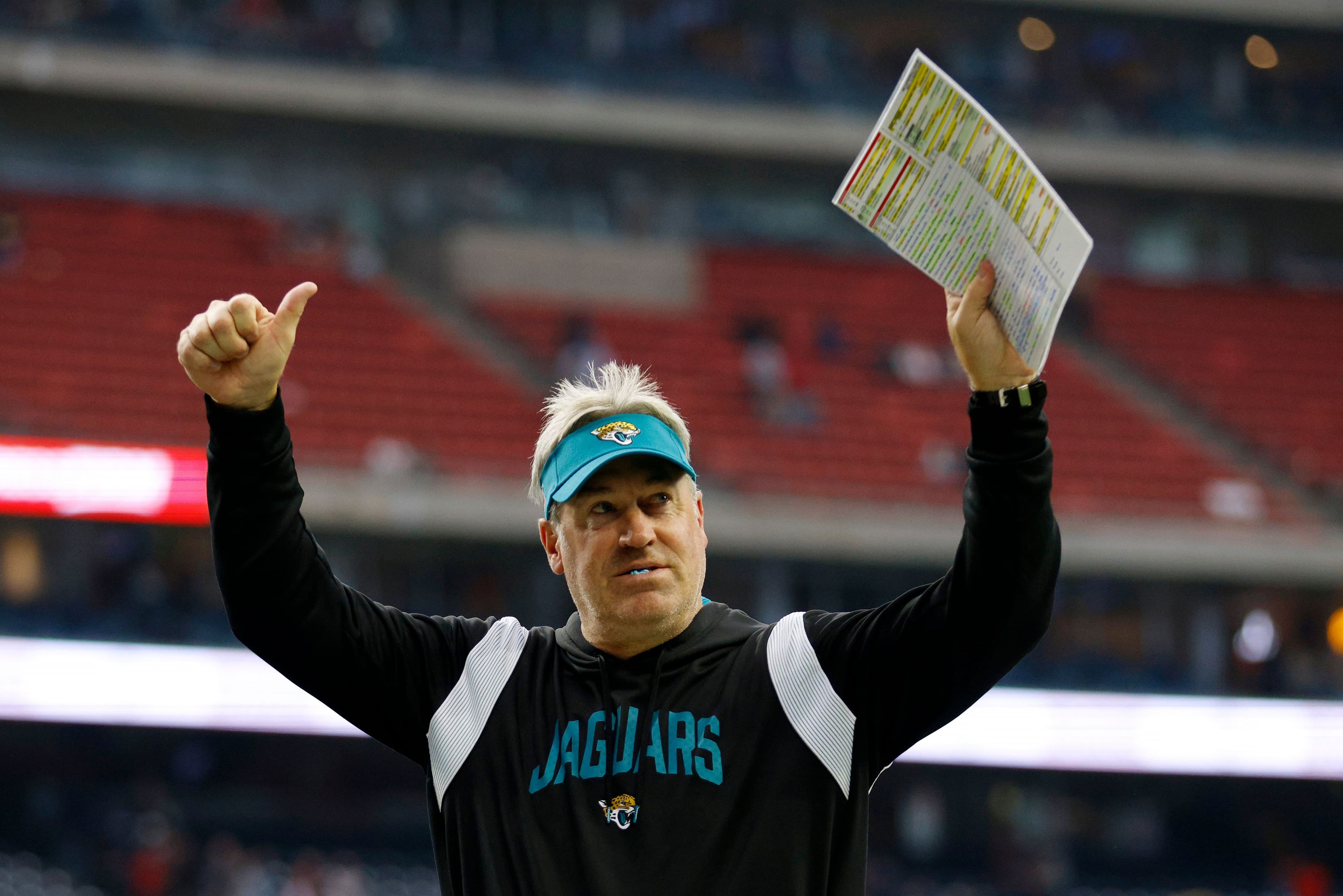Head coach Doug Pederson of the Jacksonville Jaguars
