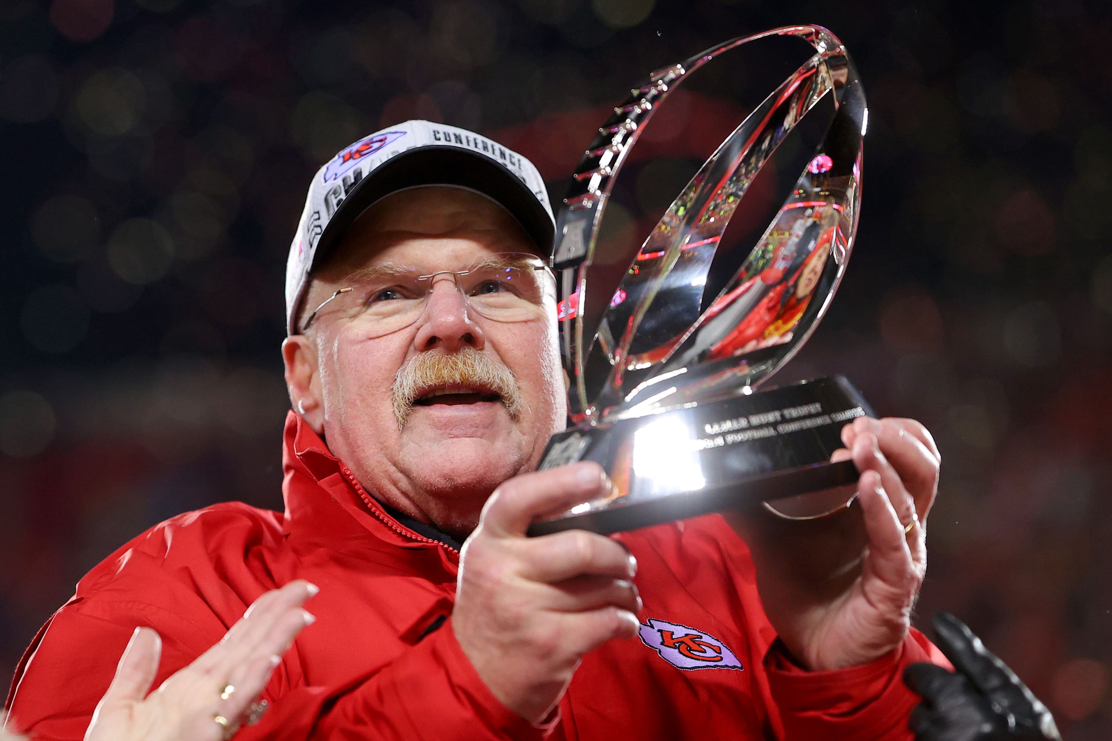 Head coach Andy Reid of the Kansas City Chiefs