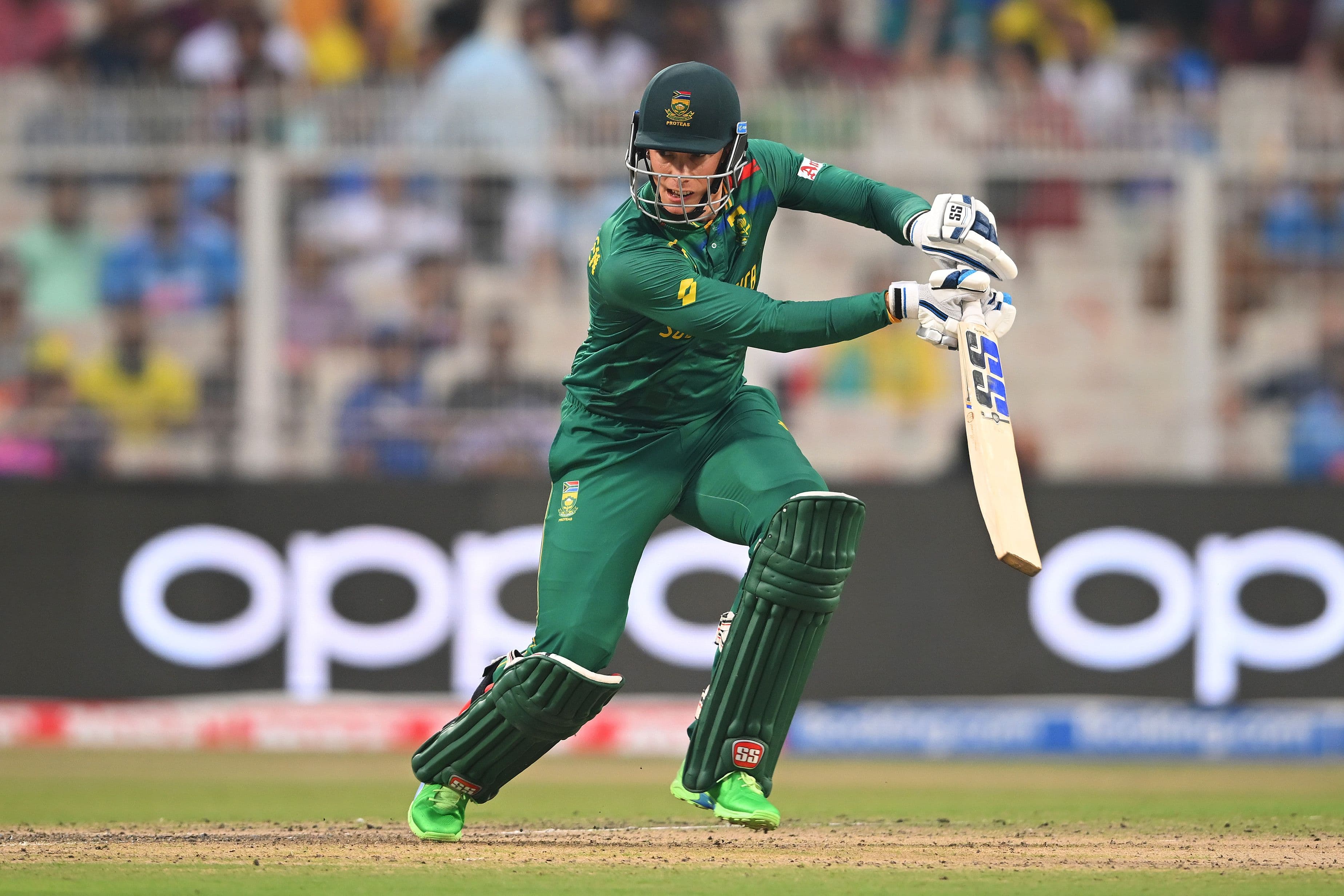 Rassie van der Dussen of South Africa