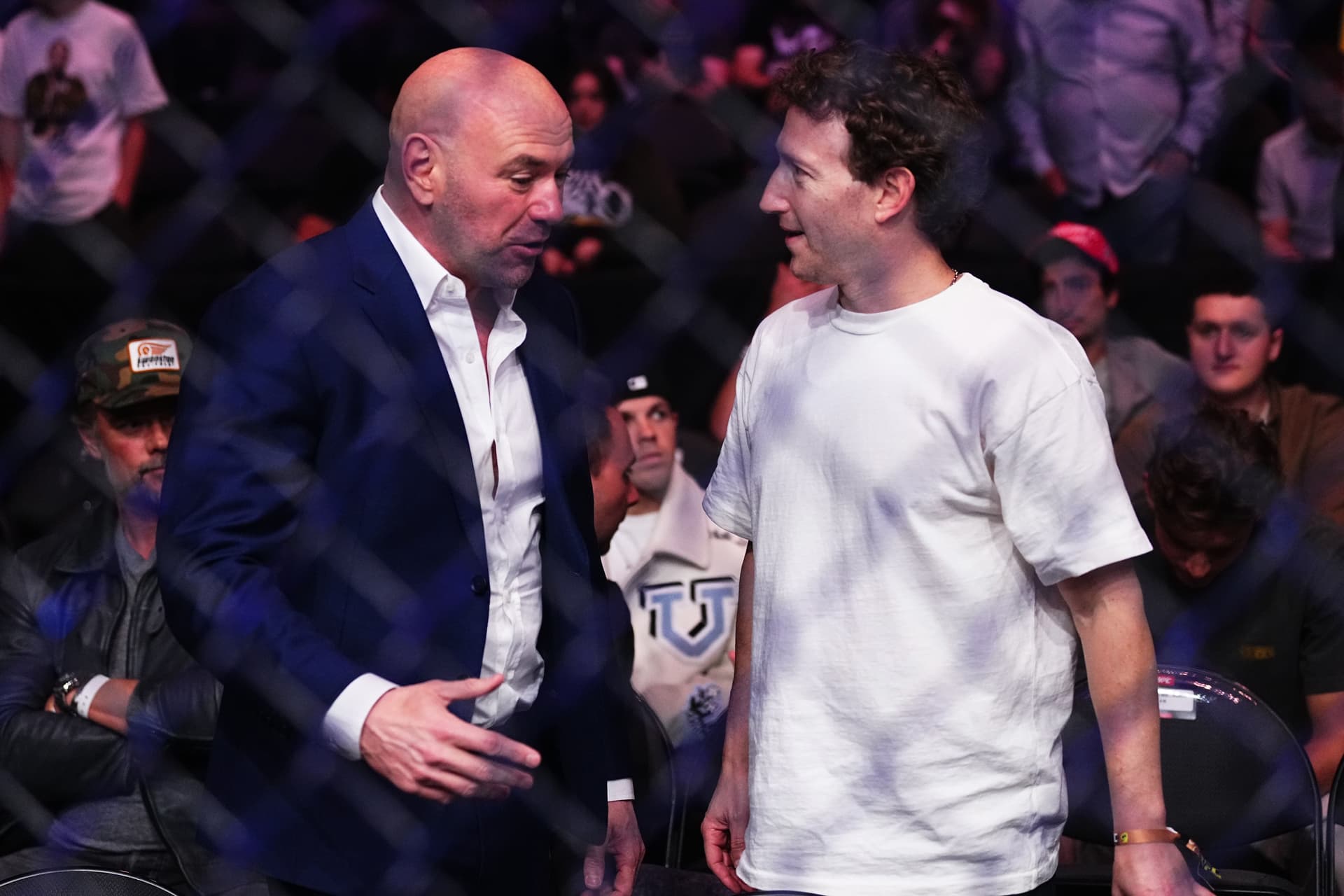 UFC CEO Dana White and Mark Zuckerberg