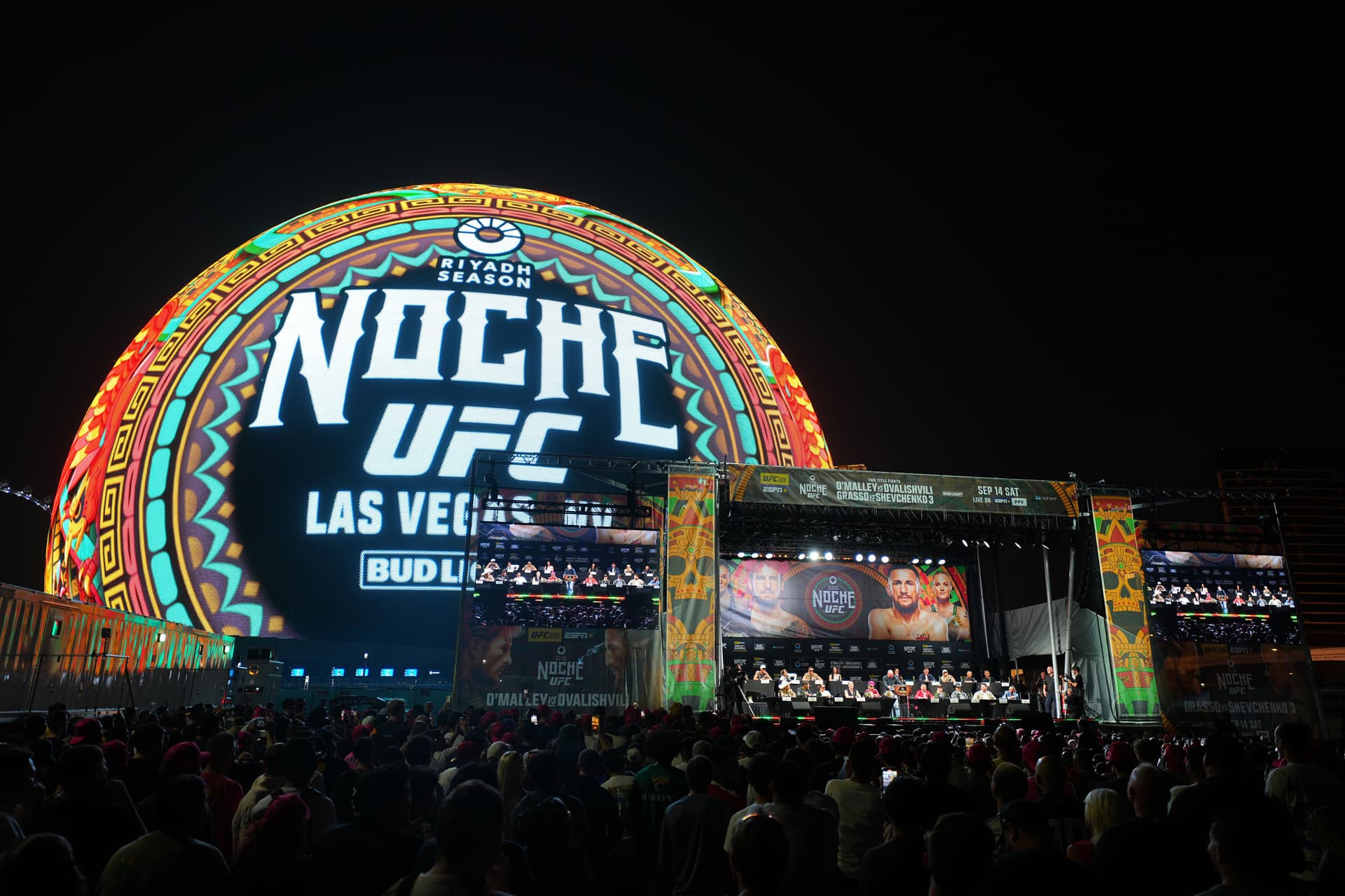 A general view during the UFC 306 at Riyadh Season Noche UFC